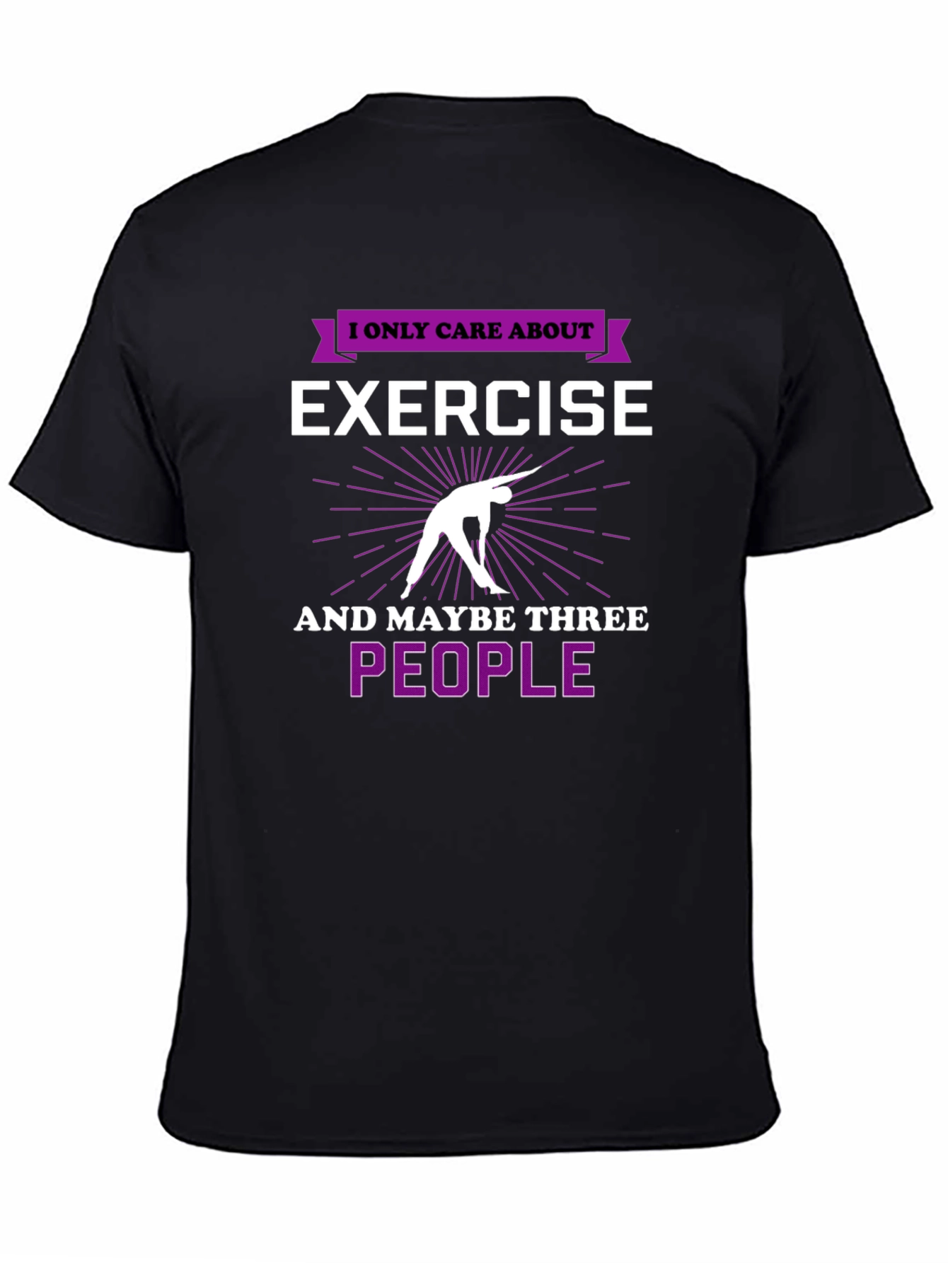 Exercise & People Graphic T-Shirt