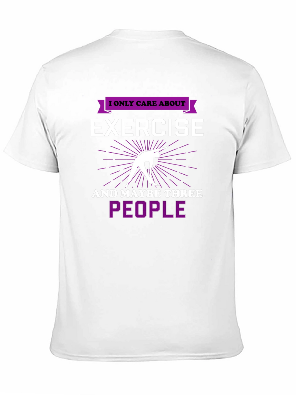 Exercise & People Graphic T-Shirt