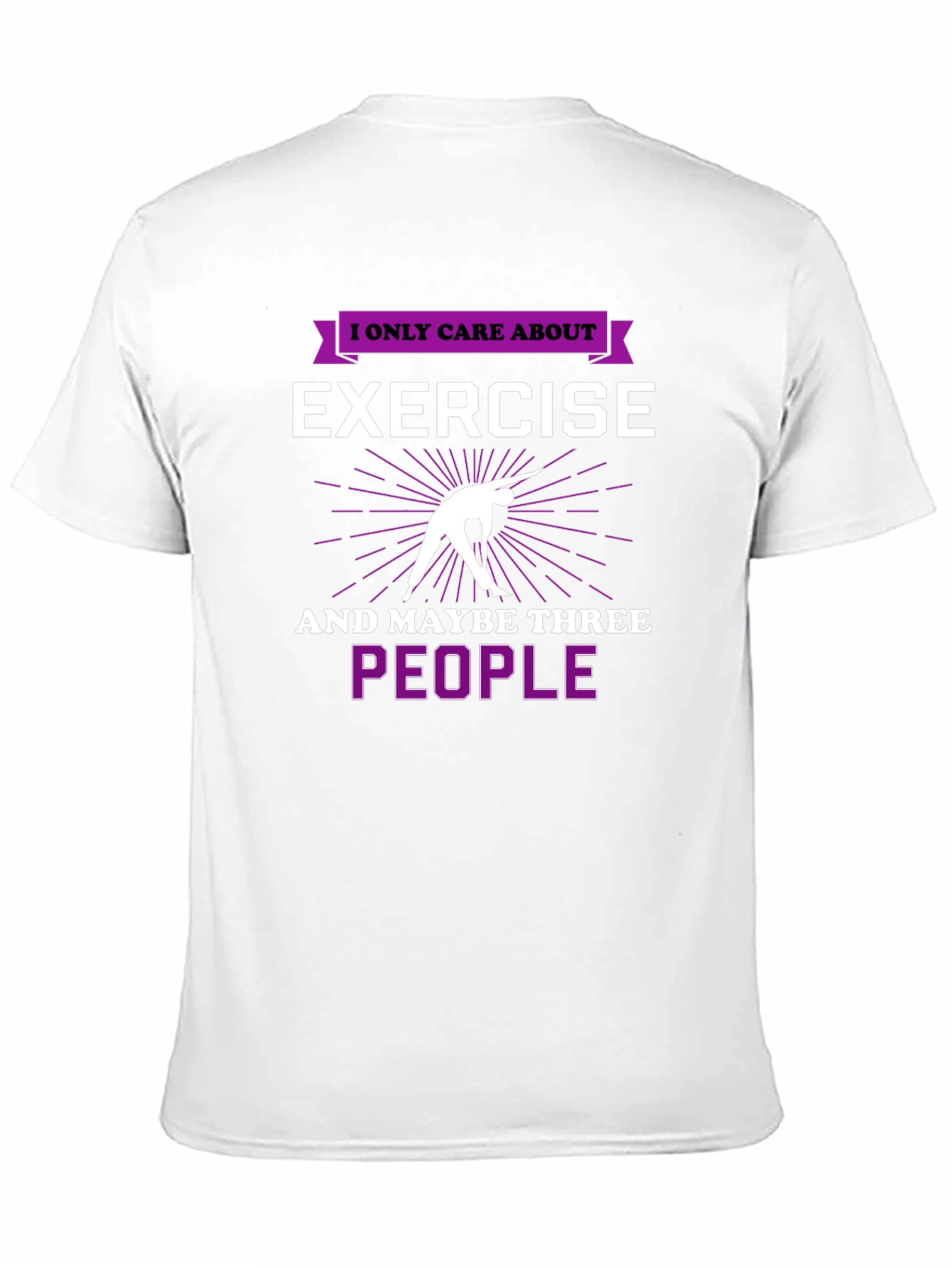 Exercise & People Graphic T-Shirt