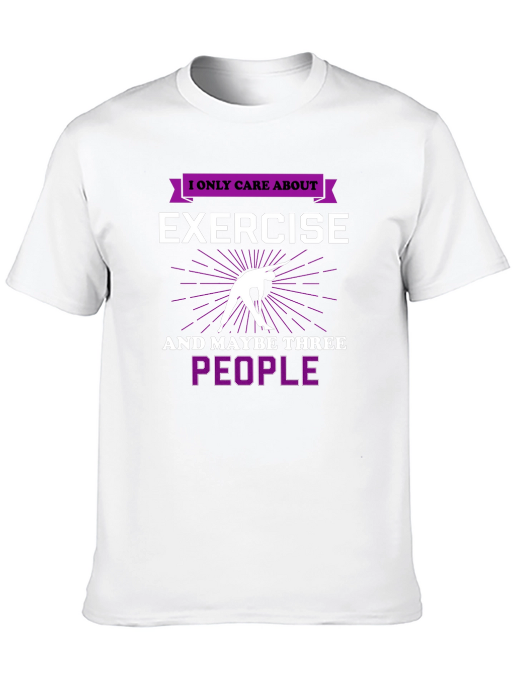 Exercise & People Graphic T-Shirt