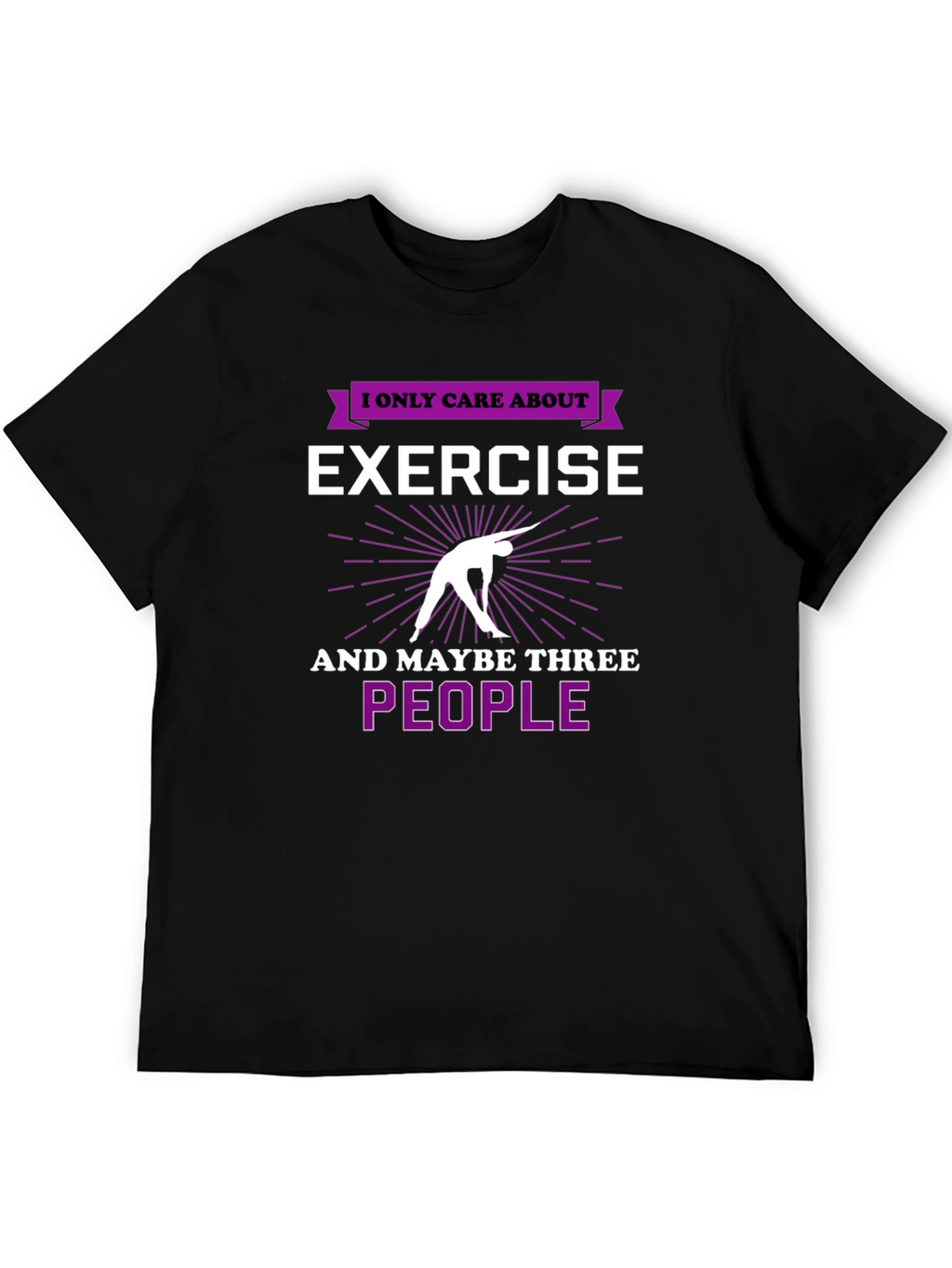 Exercise & People Graphic T-Shirt