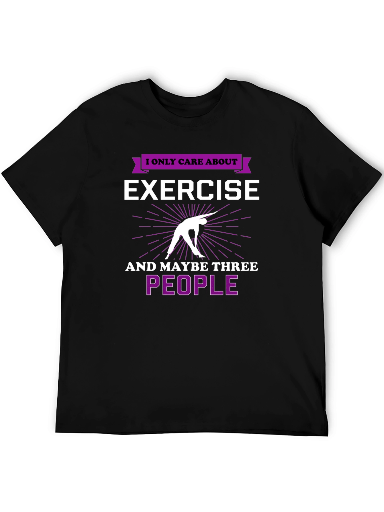 Exercise & People Graphic T-Shirt