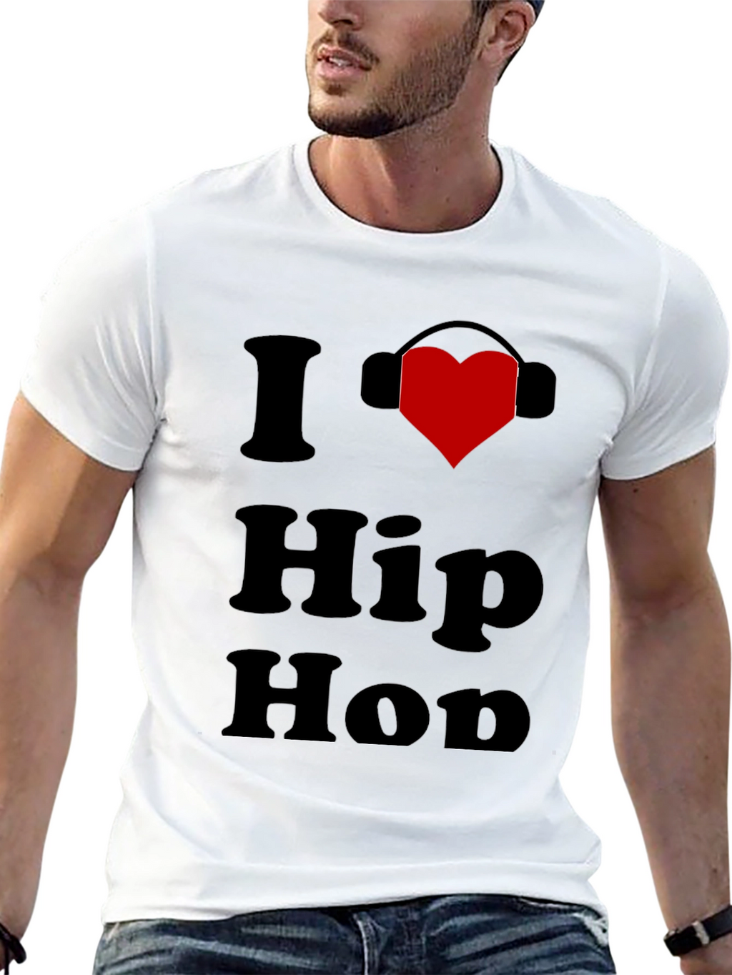 I Love Hip Hop T-Shirt - Music Lover Tee