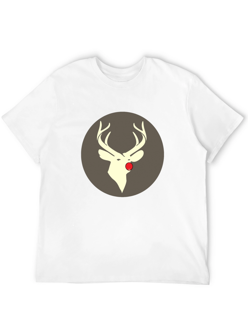 Rudolph Tee - Christmas Deer Graphic T-Shirt