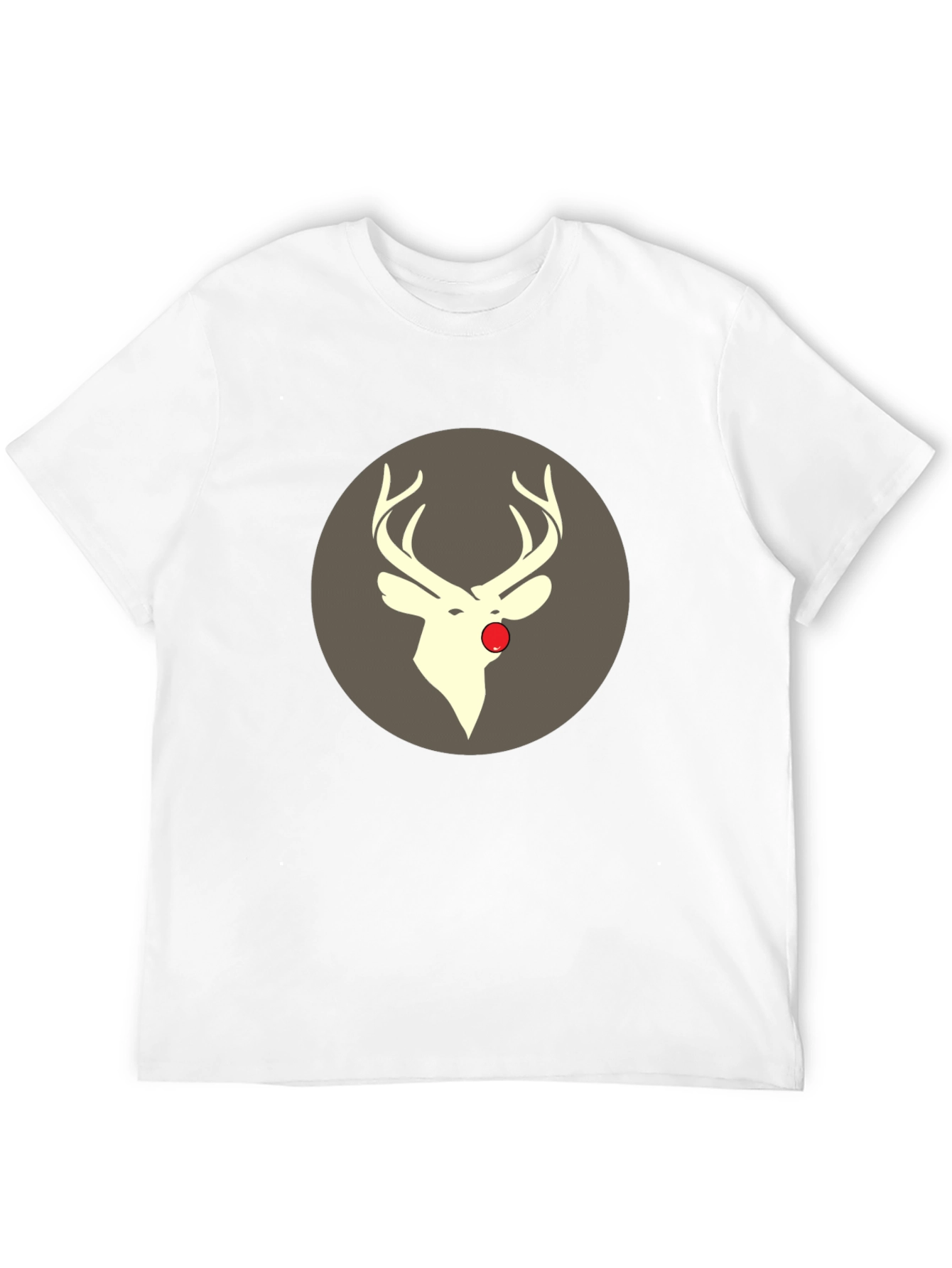 Rudolph Tee - Christmas Deer Graphic T-Shirt