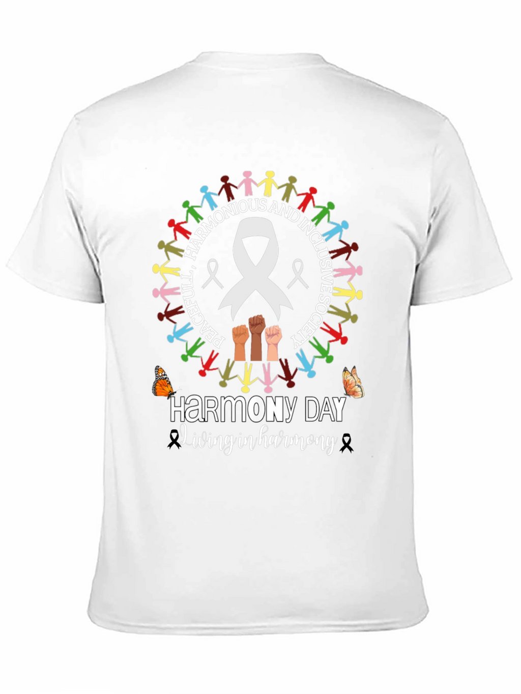 Harmony Day T-Shirt - Peaceful and Inclusive Society Tee