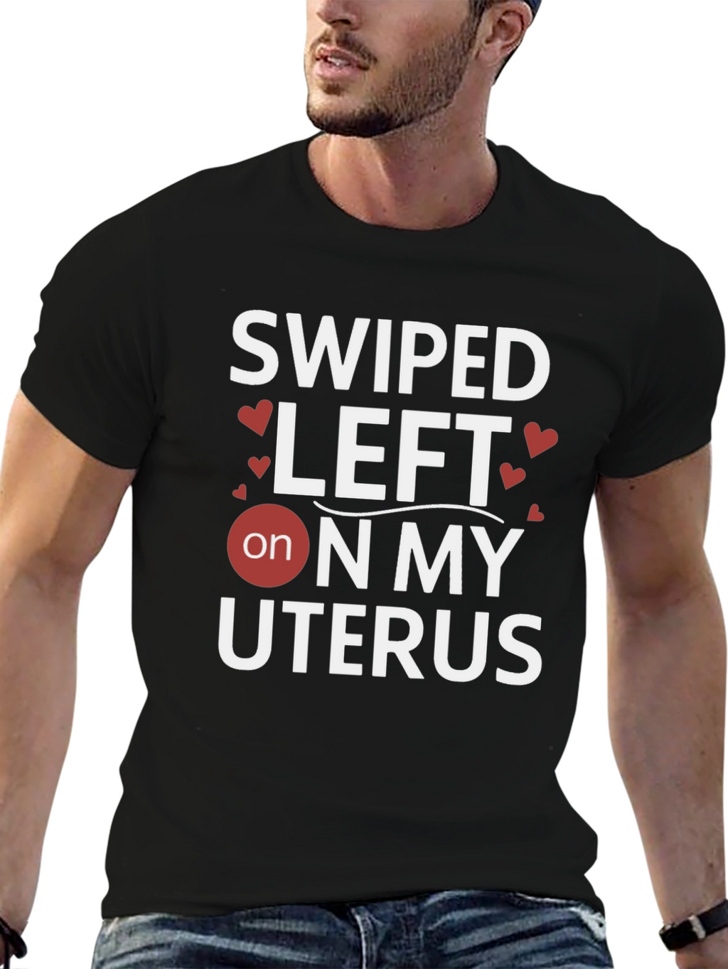 Swiped Left on My Uterus Graphic T-Shirt