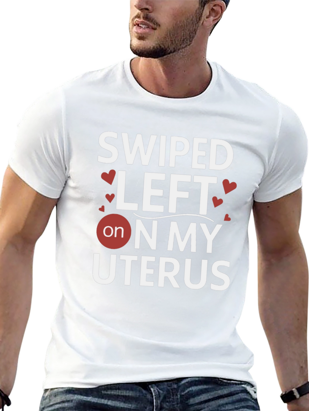 Swiped Left on My Uterus Graphic T-Shirt