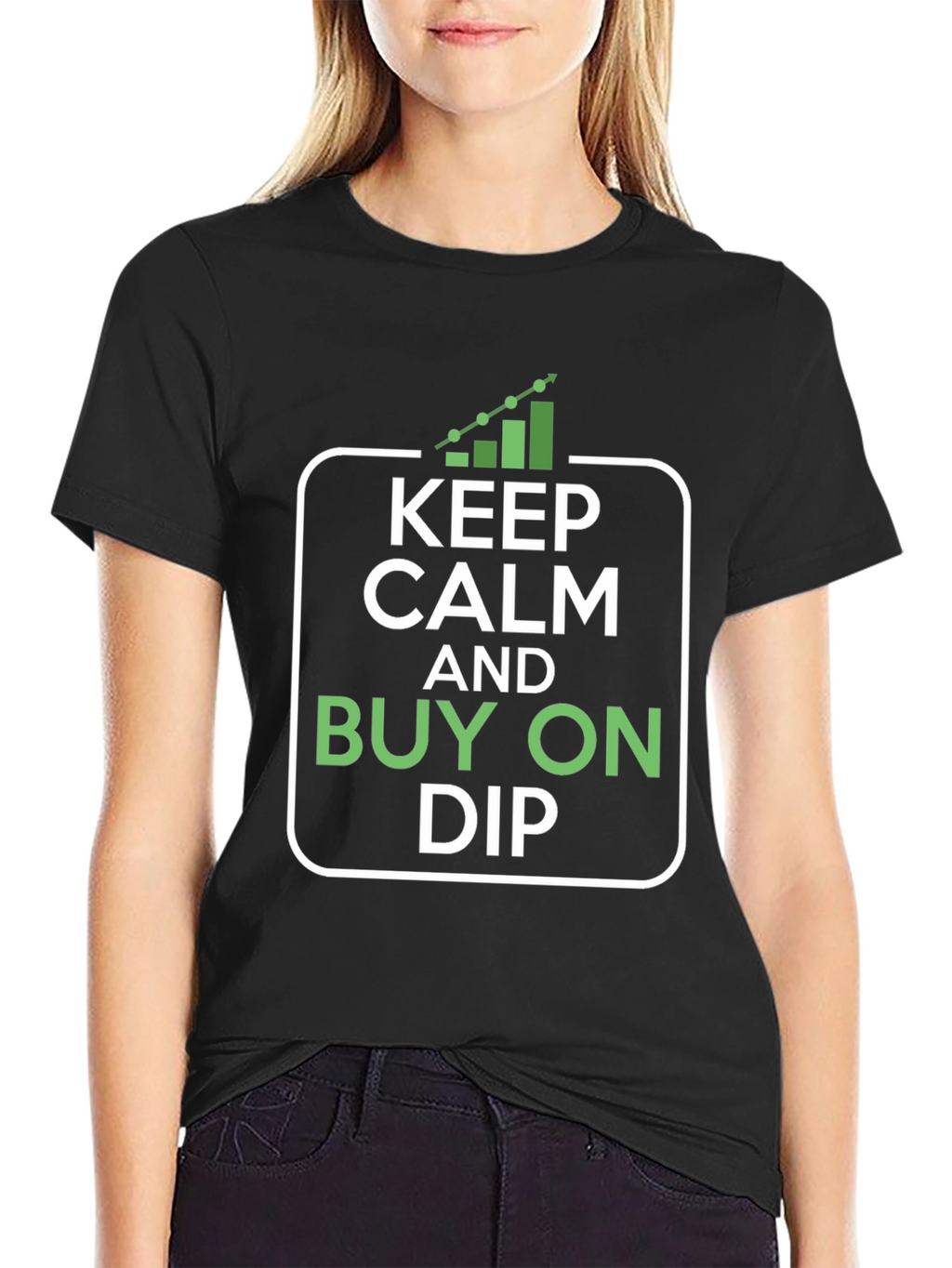 Keep Calm and Buy On Dip - Crypto T-Shirt
