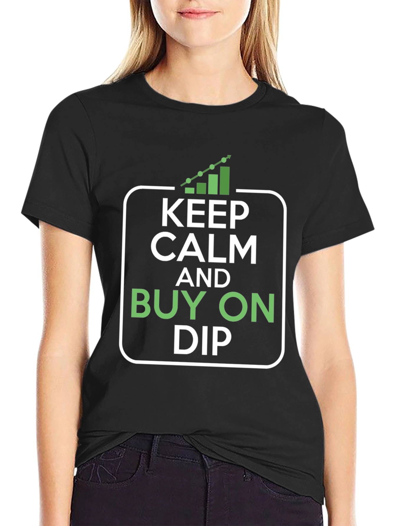 Keep Calm and Buy On Dip - Crypto T-Shirt