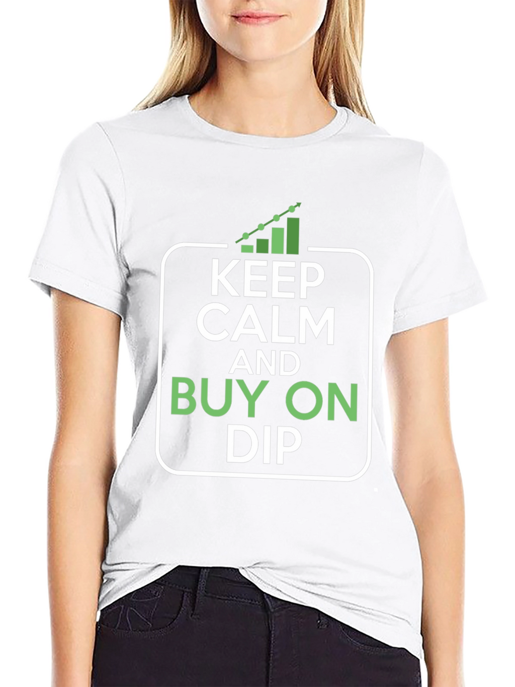 Keep Calm and Buy On Dip - Crypto T-Shirt