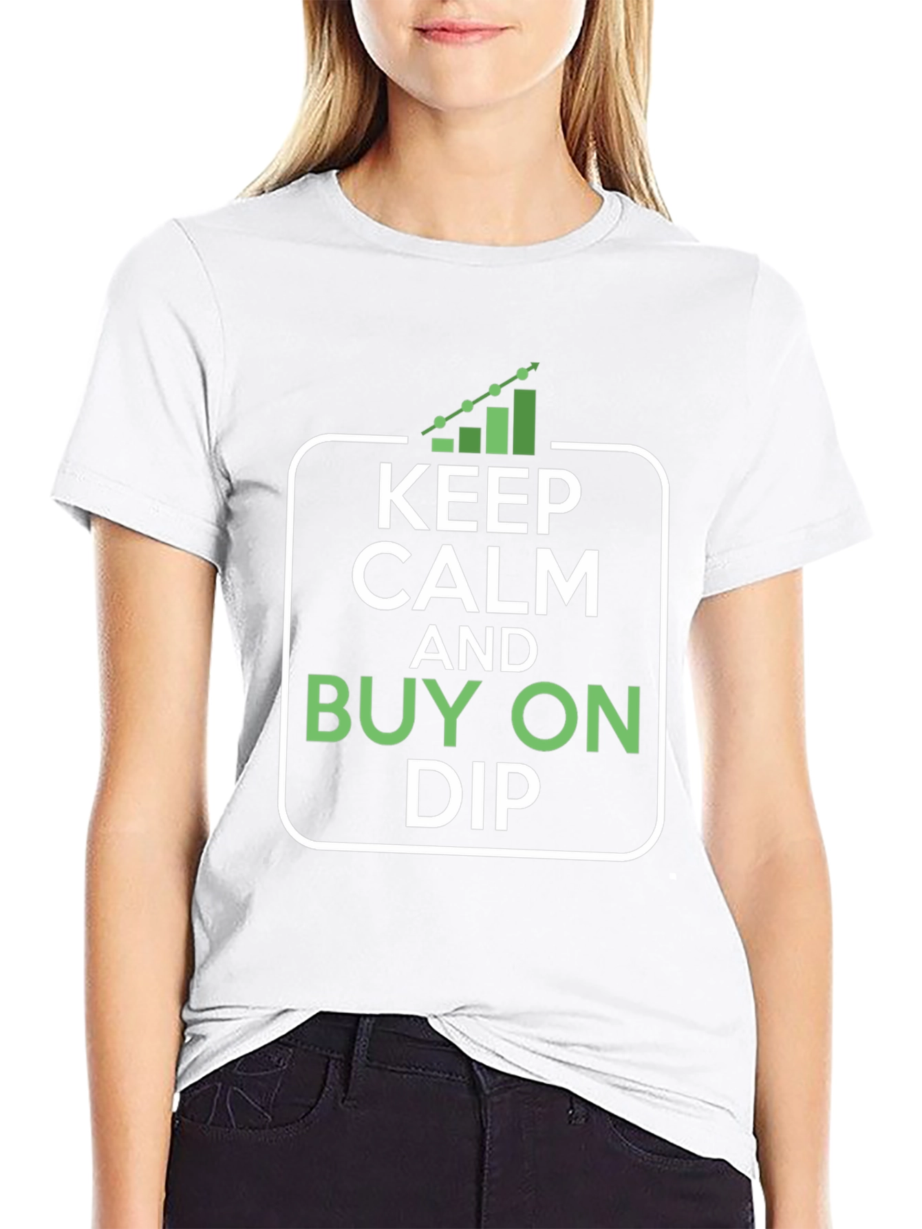 Keep Calm and Buy On Dip - Crypto T-Shirt