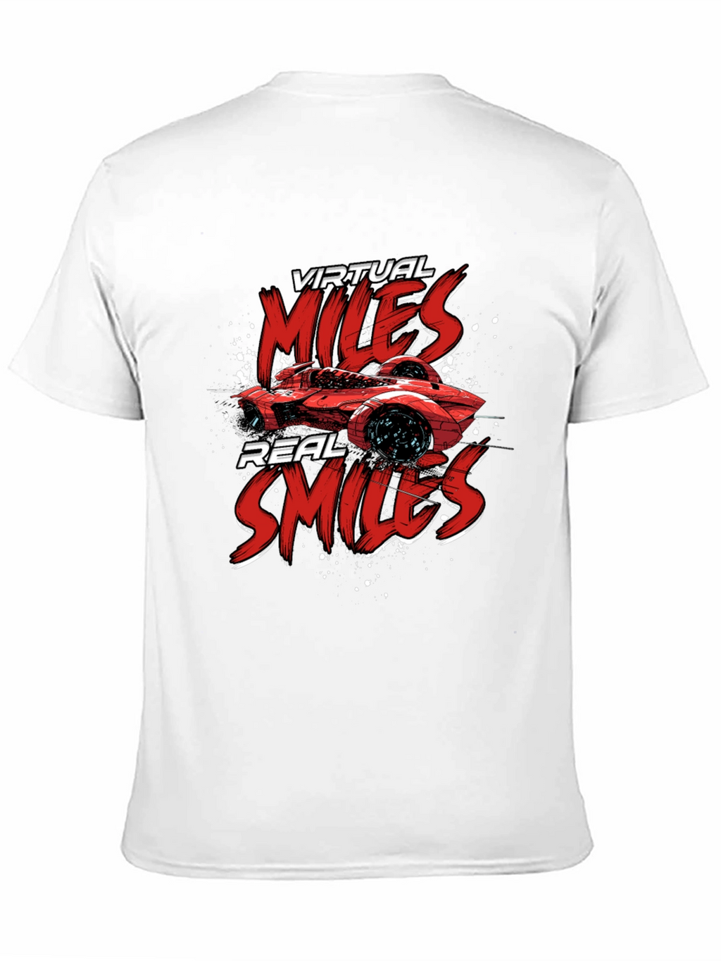 Virtual Miles Real Smiles Graphic Tee