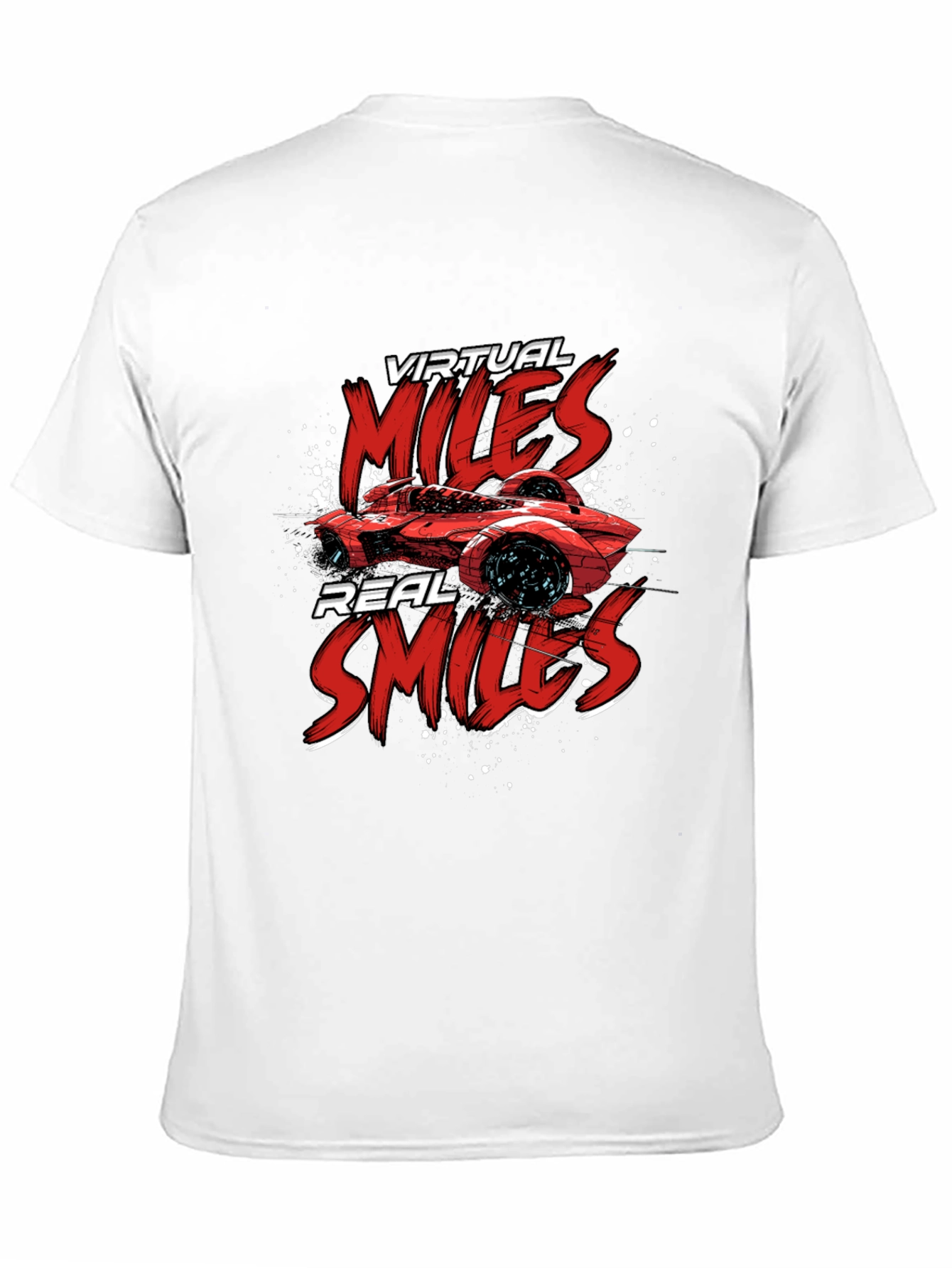 Virtual Miles Real Smiles Graphic Tee