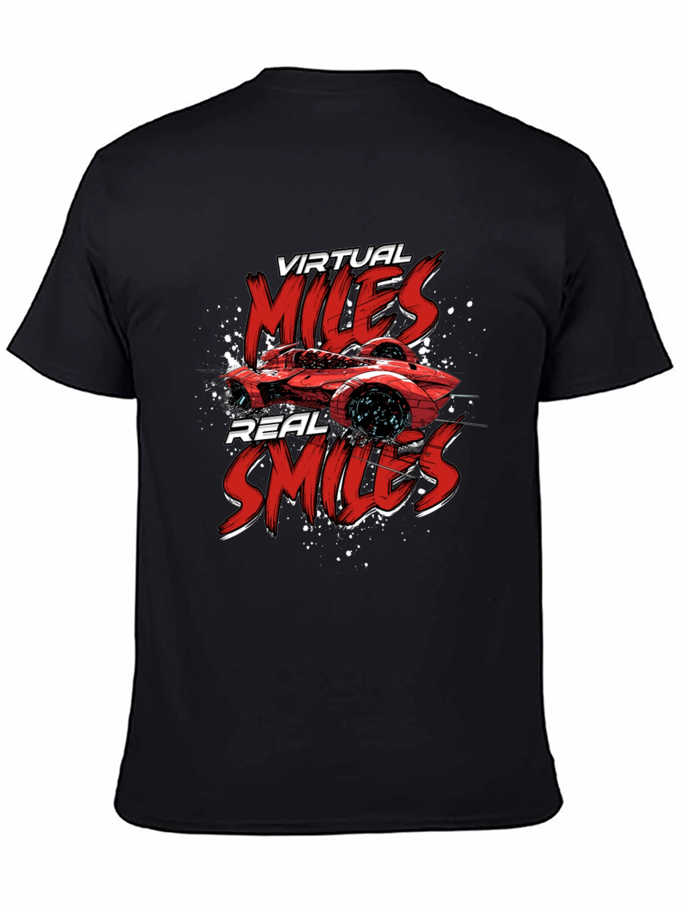 Virtual Miles Real Smiles Graphic Tee