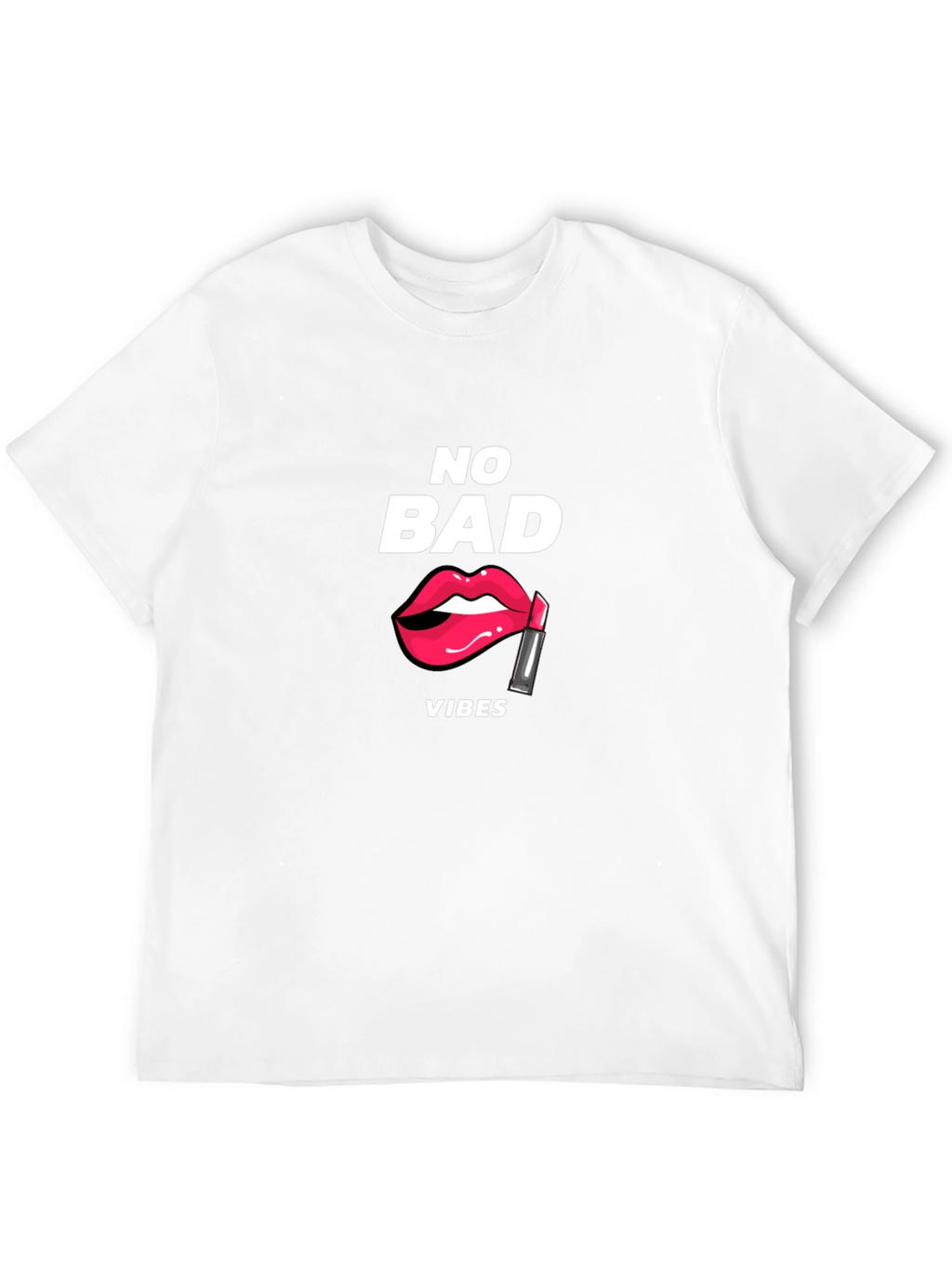 No Bad Vibes Graphic Tee - Stylish Black T-Shirt