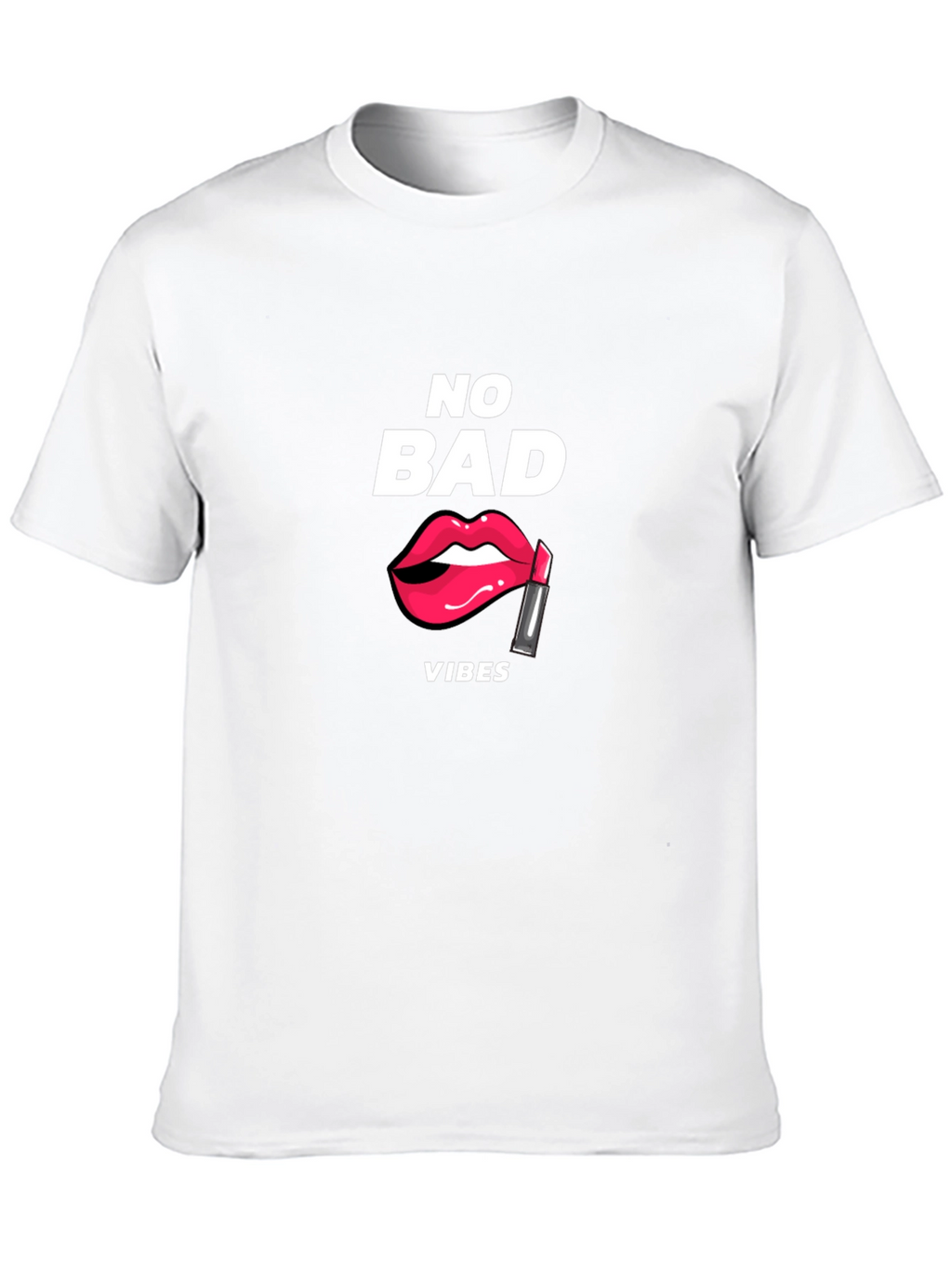 No Bad Vibes Graphic Tee - Stylish Black T-Shirt
