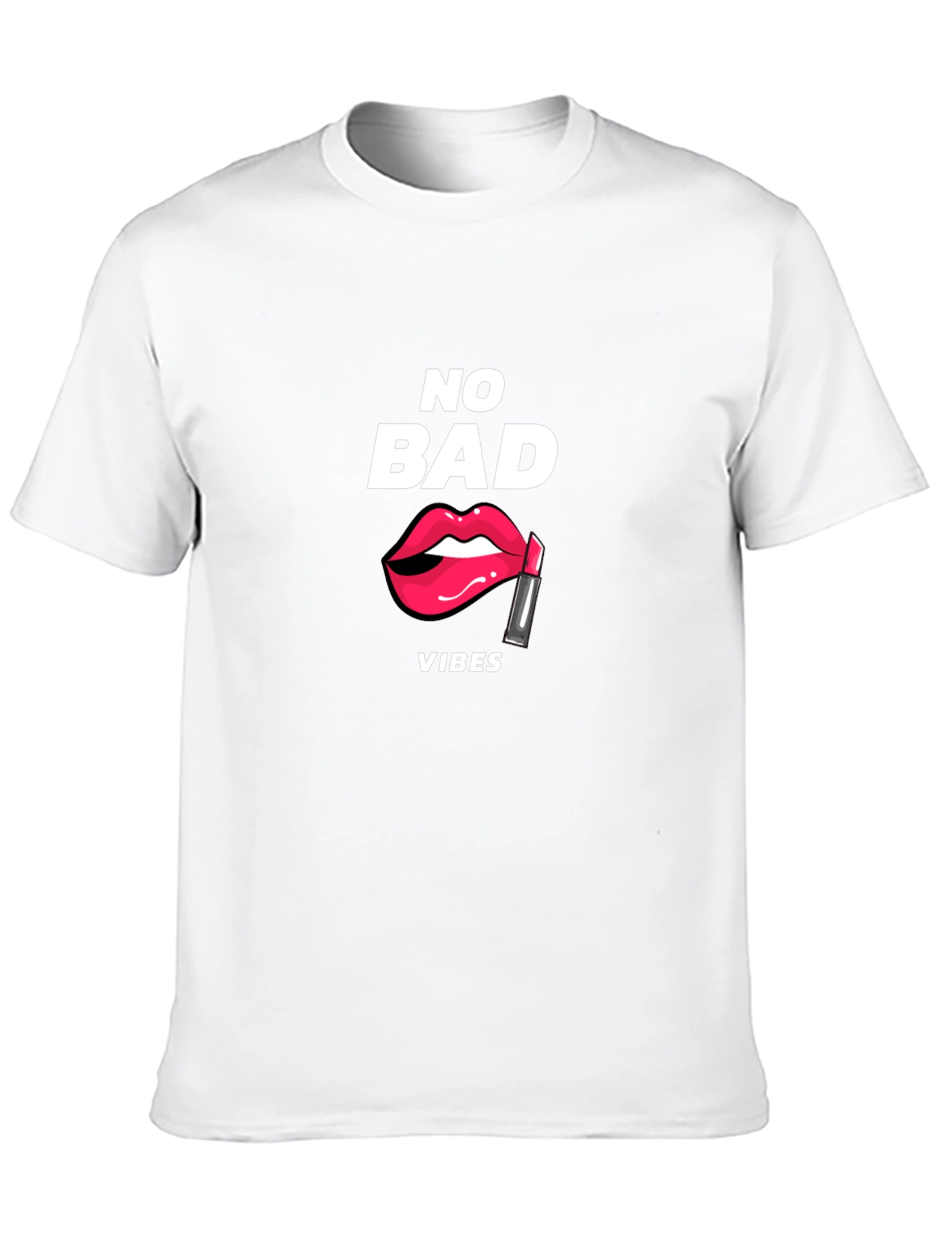 No Bad Vibes Graphic Tee - Stylish Black T-Shirt