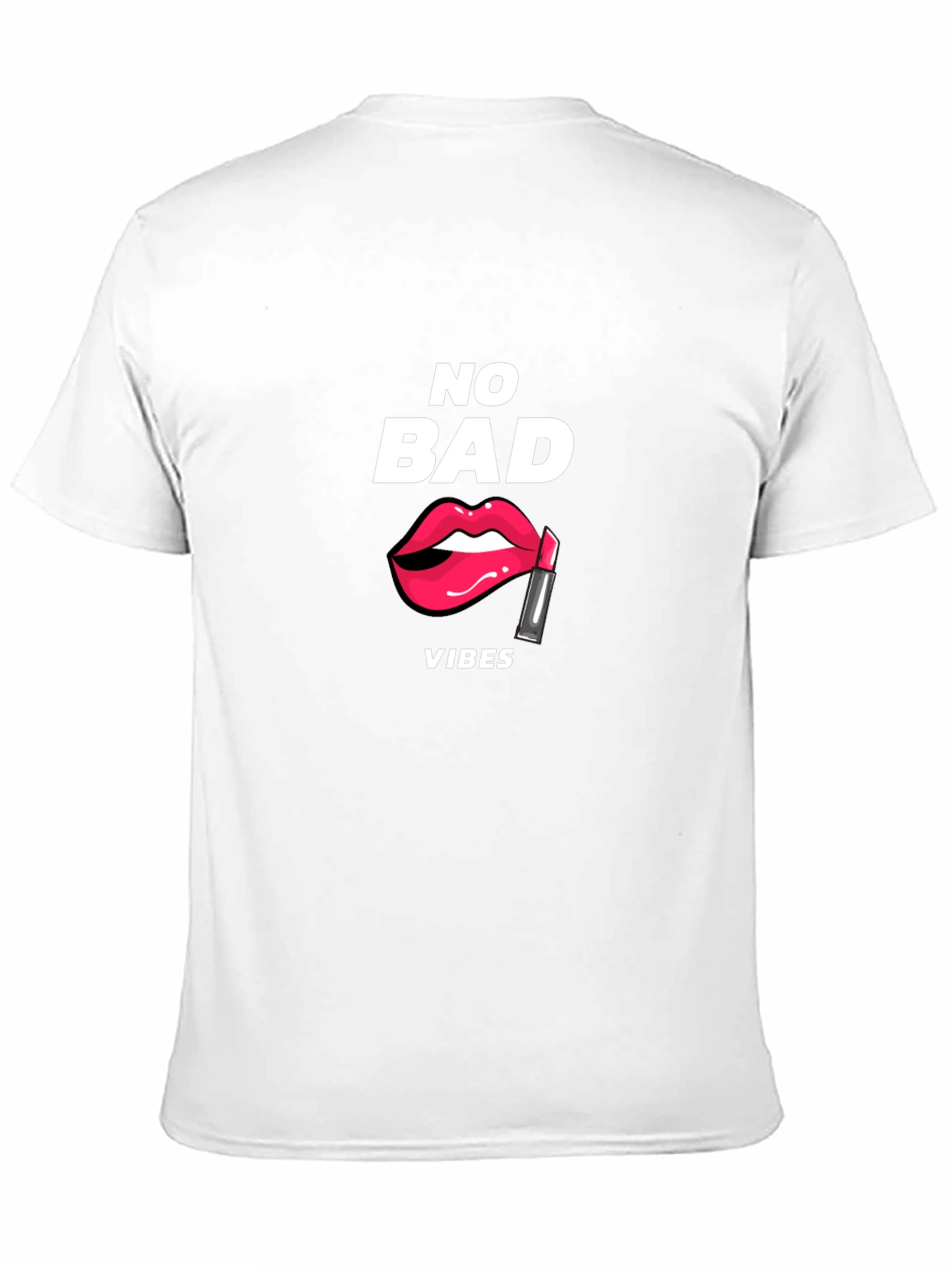 No Bad Vibes Graphic Tee - Stylish Black T-Shirt