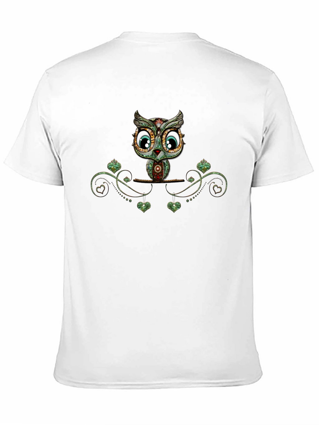 Owl Graphic Print T-Shirt - Unique Design