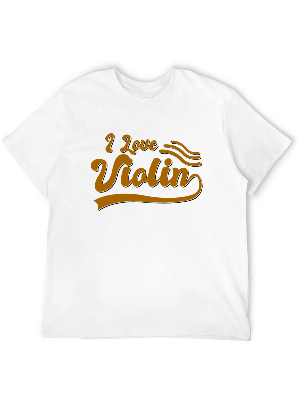 I Love Violin Graphic Tee - Music Lover T-Shirt