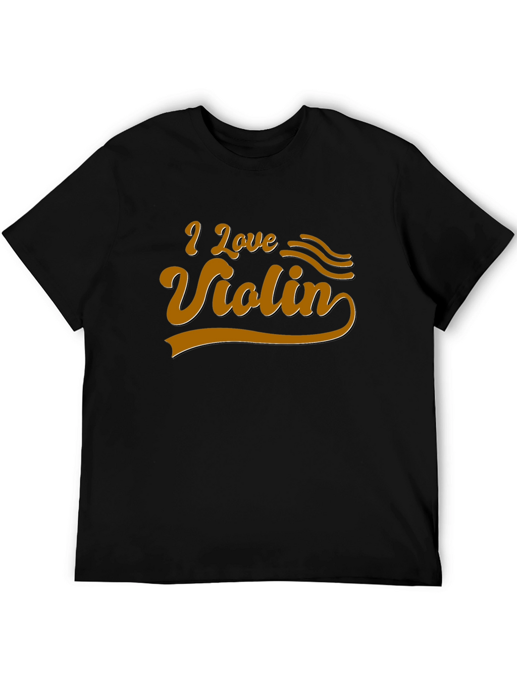 I Love Violin Graphic Tee - Music Lover T-Shirt