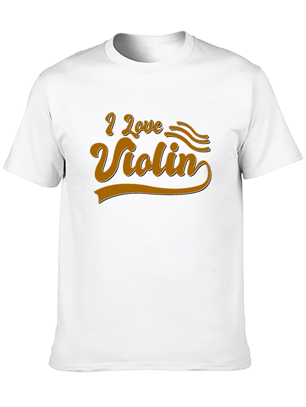 I Love Violin Graphic Tee - Music Lover T-Shirt