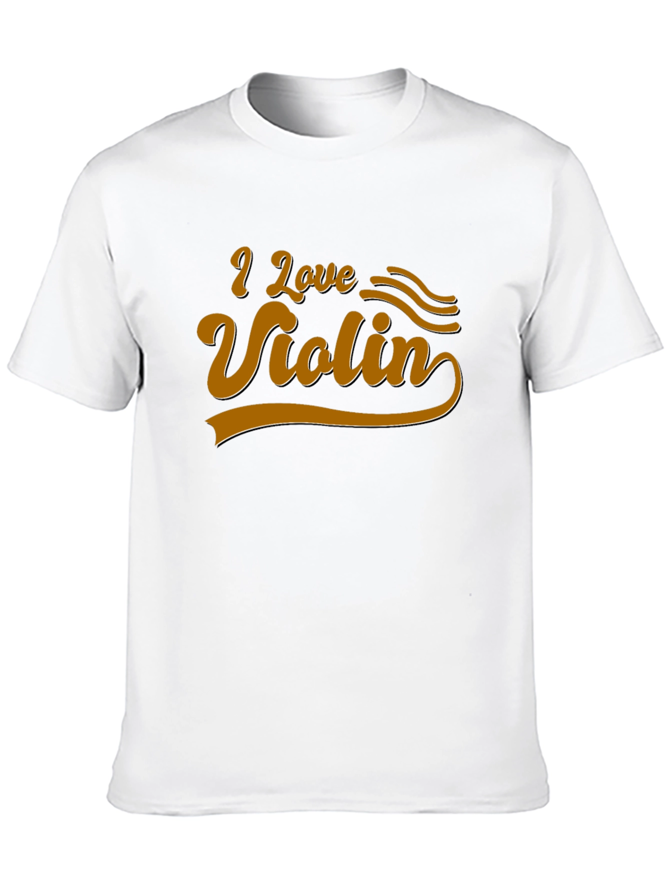 I Love Violin Graphic Tee - Music Lover T-Shirt