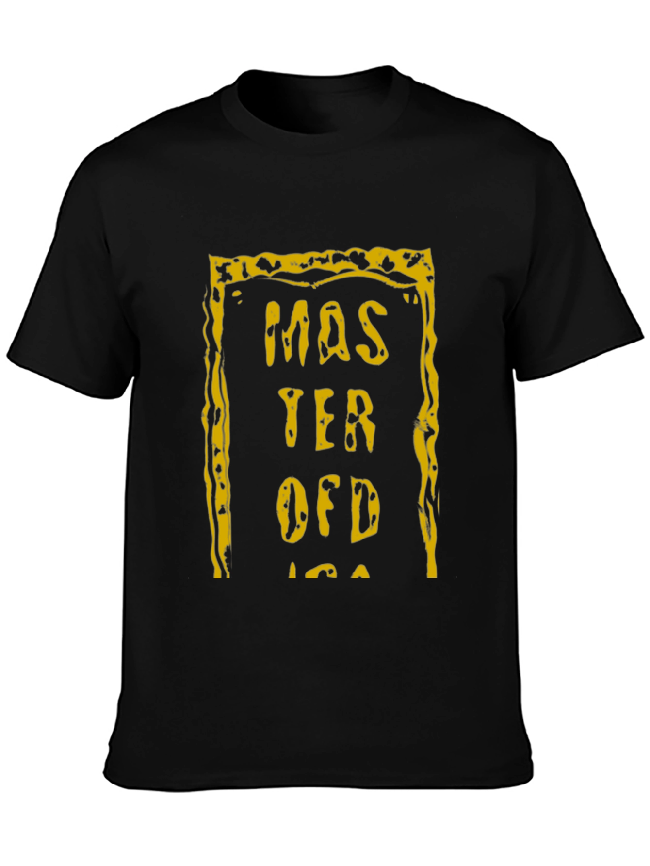Master of Disaster Black Graphic Tee