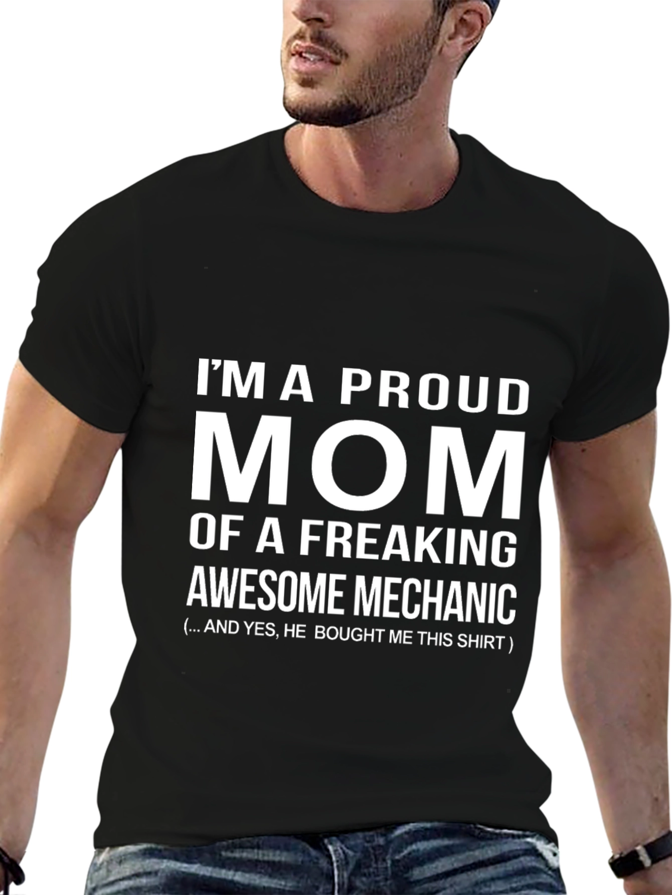 Proud Mom Mechanic T-Shirt - Gift Idea