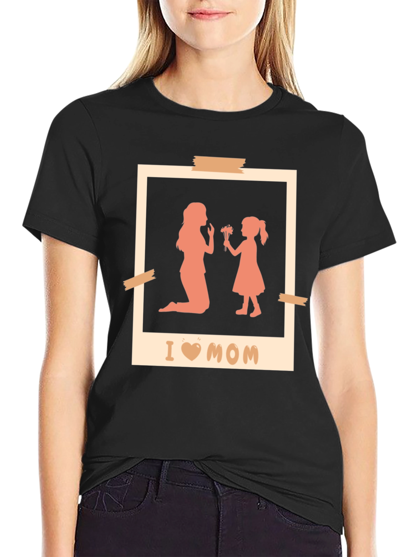 I Love Mom T-Shirt Mothers Day Gift