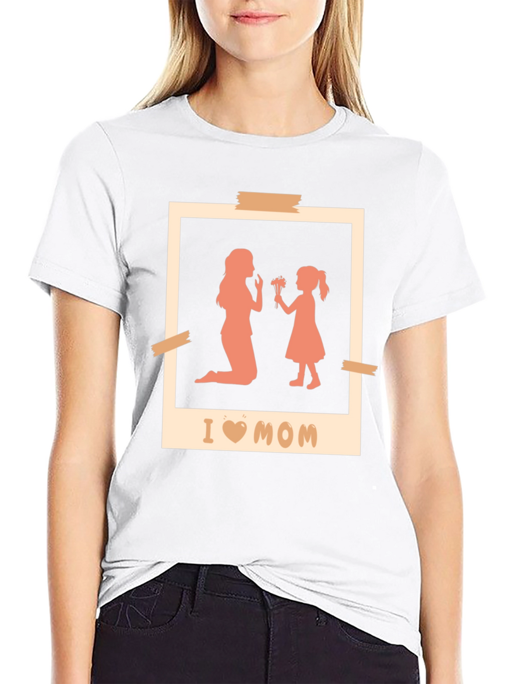 I Love Mom T-Shirt Mothers Day Gift