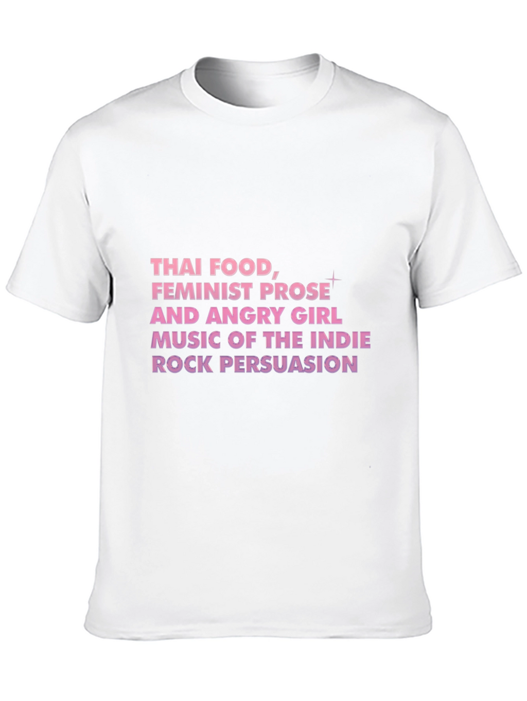 Indie Rock Feminist Prose T-Shirt