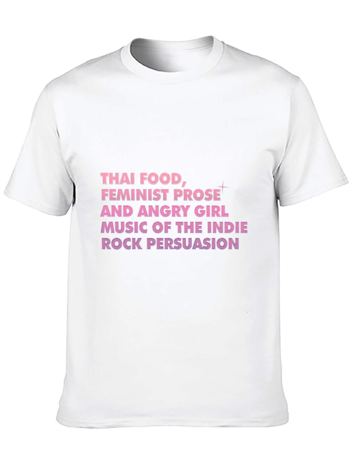 Indie Rock Feminist Prose T-Shirt
