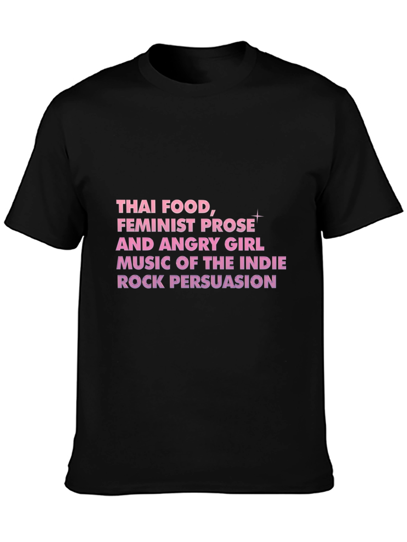 Indie Rock Feminist Prose T-Shirt