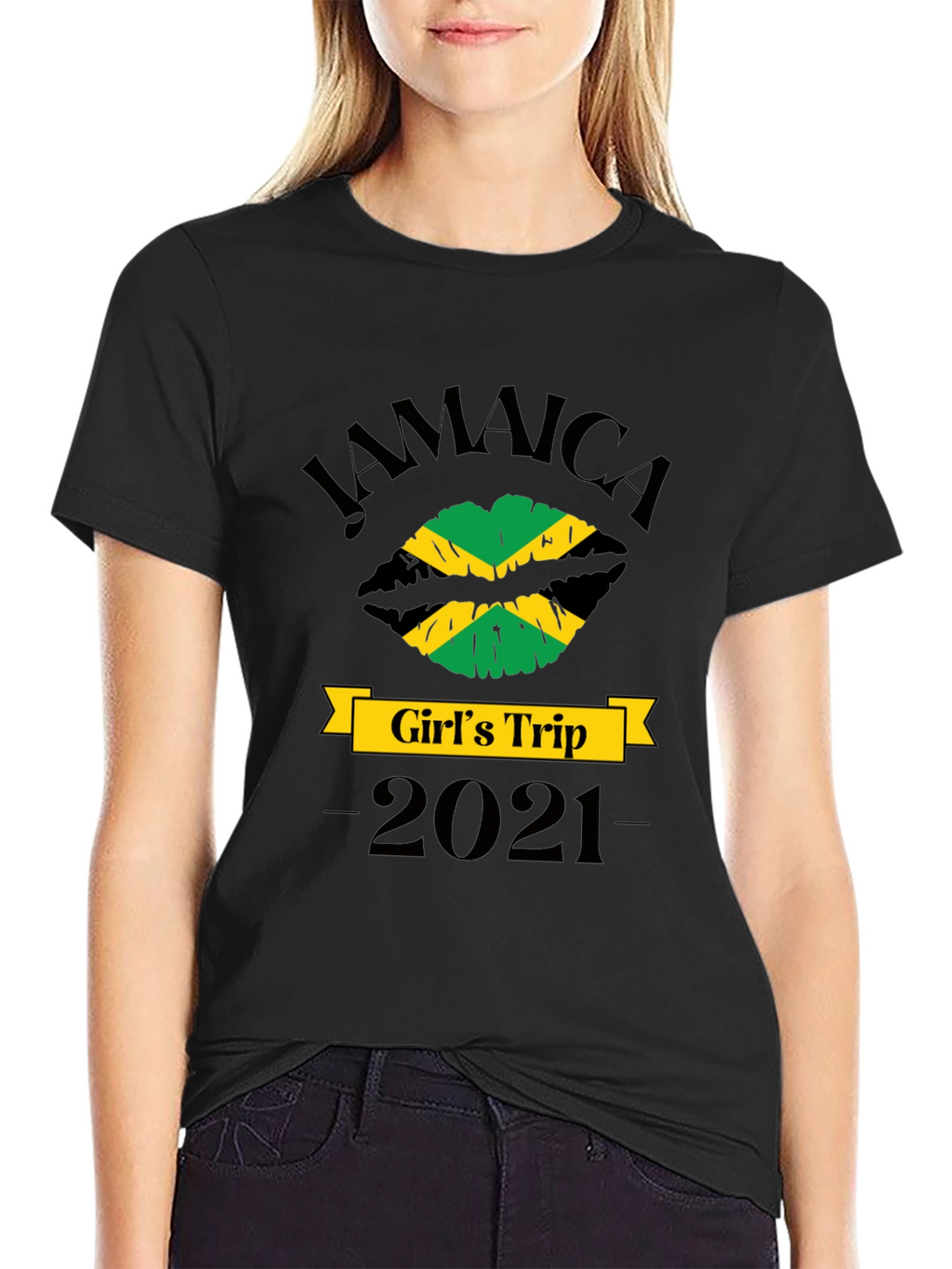 Jamaica Girls Trip 2021 Black T-Shirt