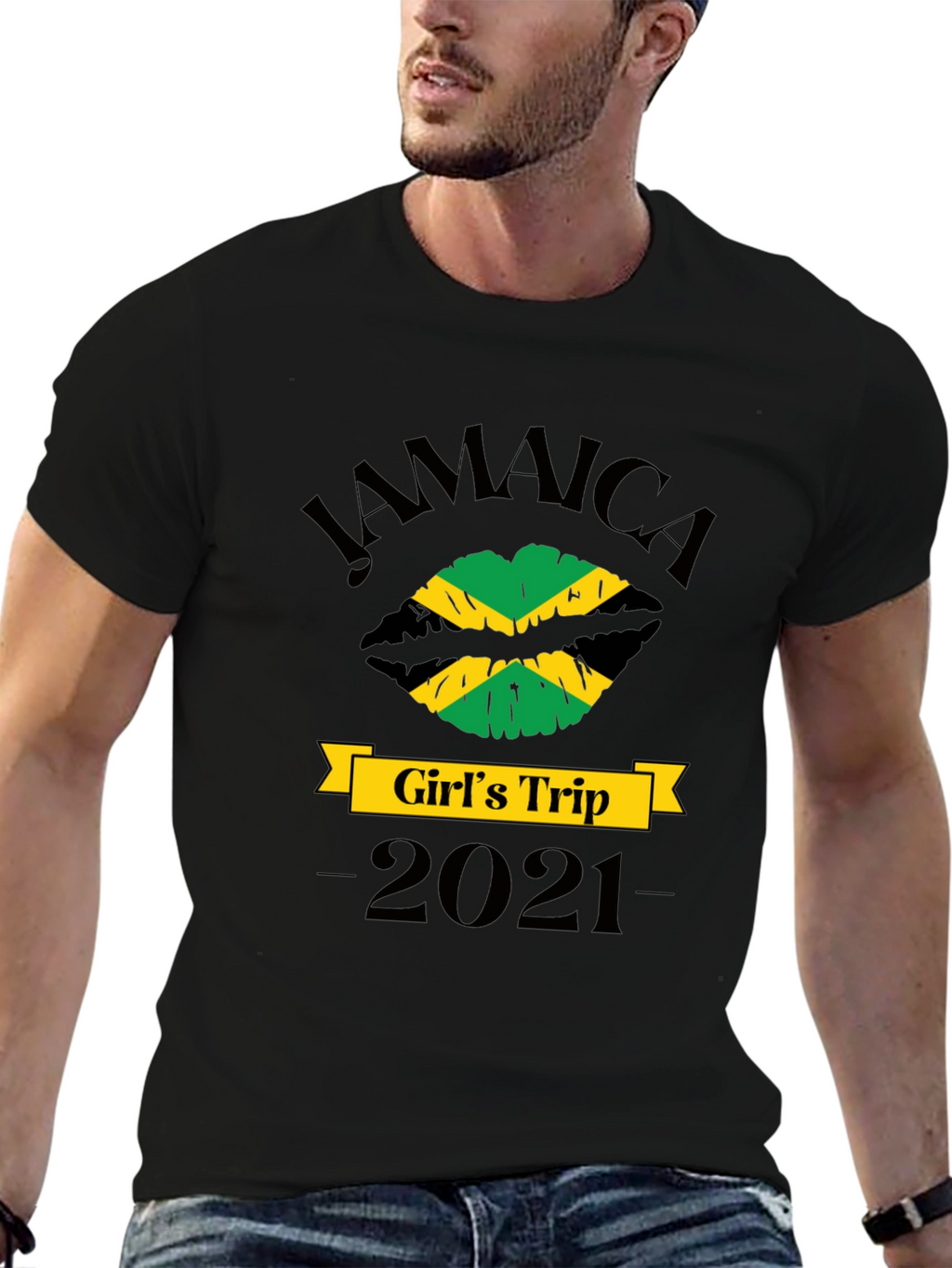 Jamaica Girls Trip 2021 Black T-Shirt