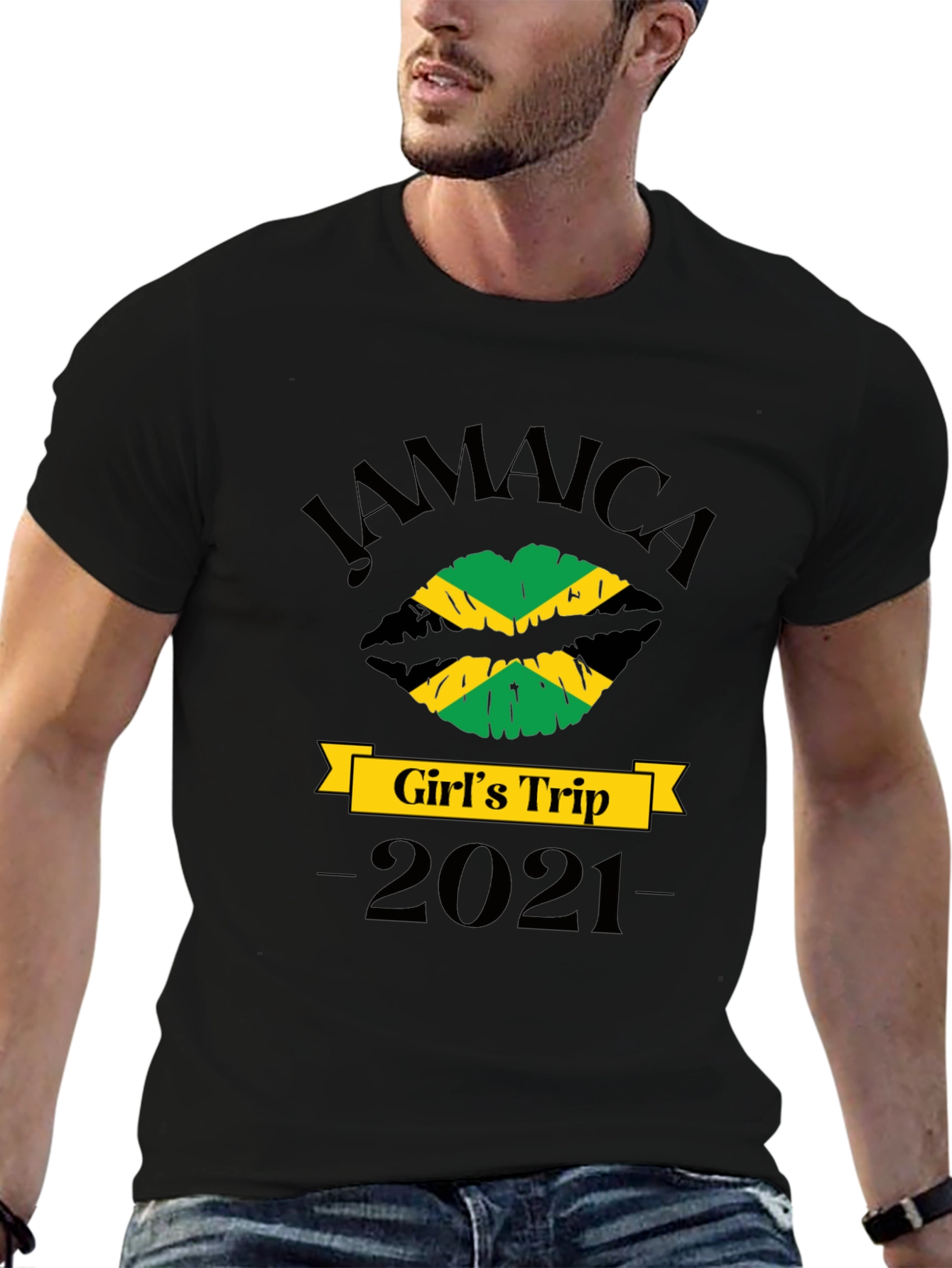 Jamaica Girls Trip 2021 Black T-Shirt