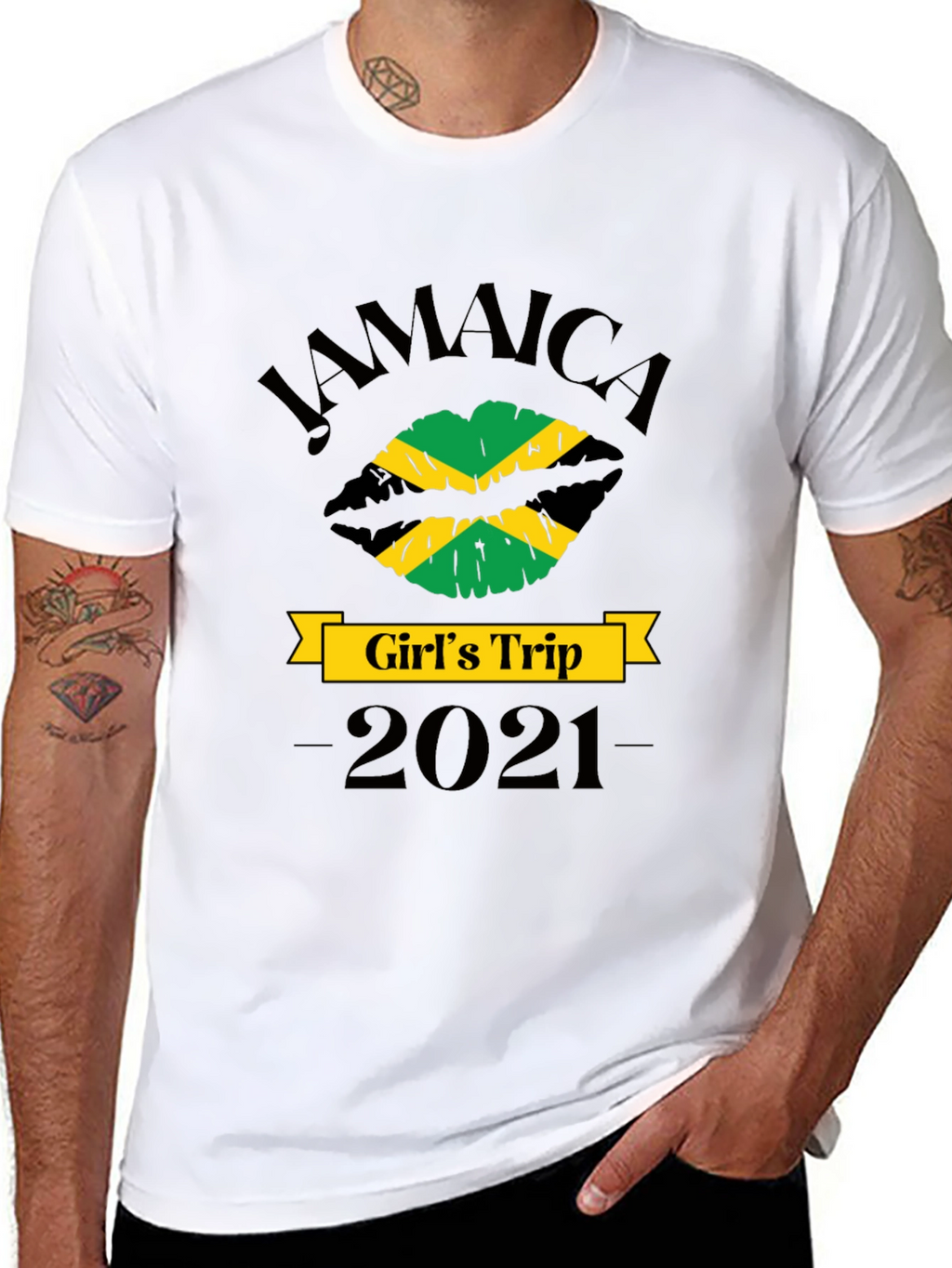 Jamaica Girls Trip 2021 Black T-Shirt