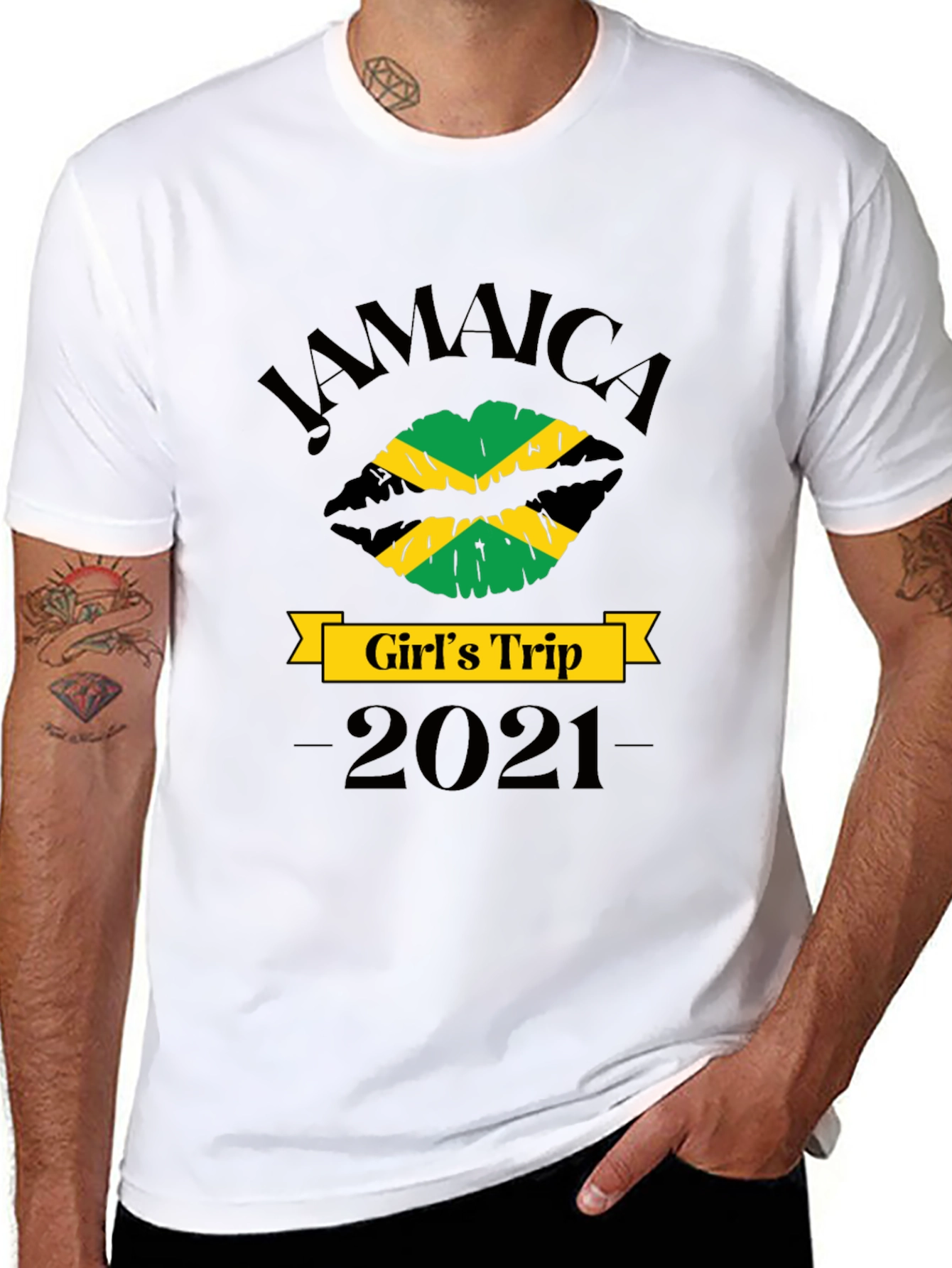 Jamaica Girls Trip 2021 Black T-Shirt