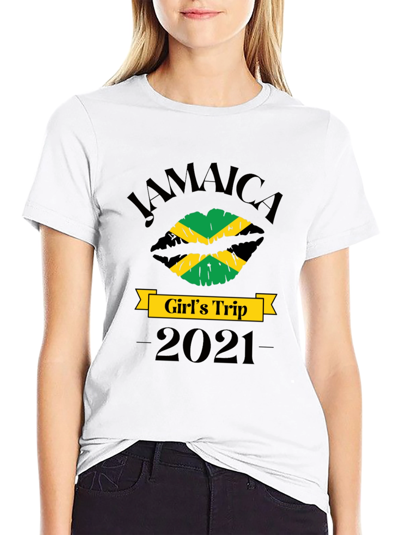 Jamaica Girls Trip 2021 Black T-Shirt