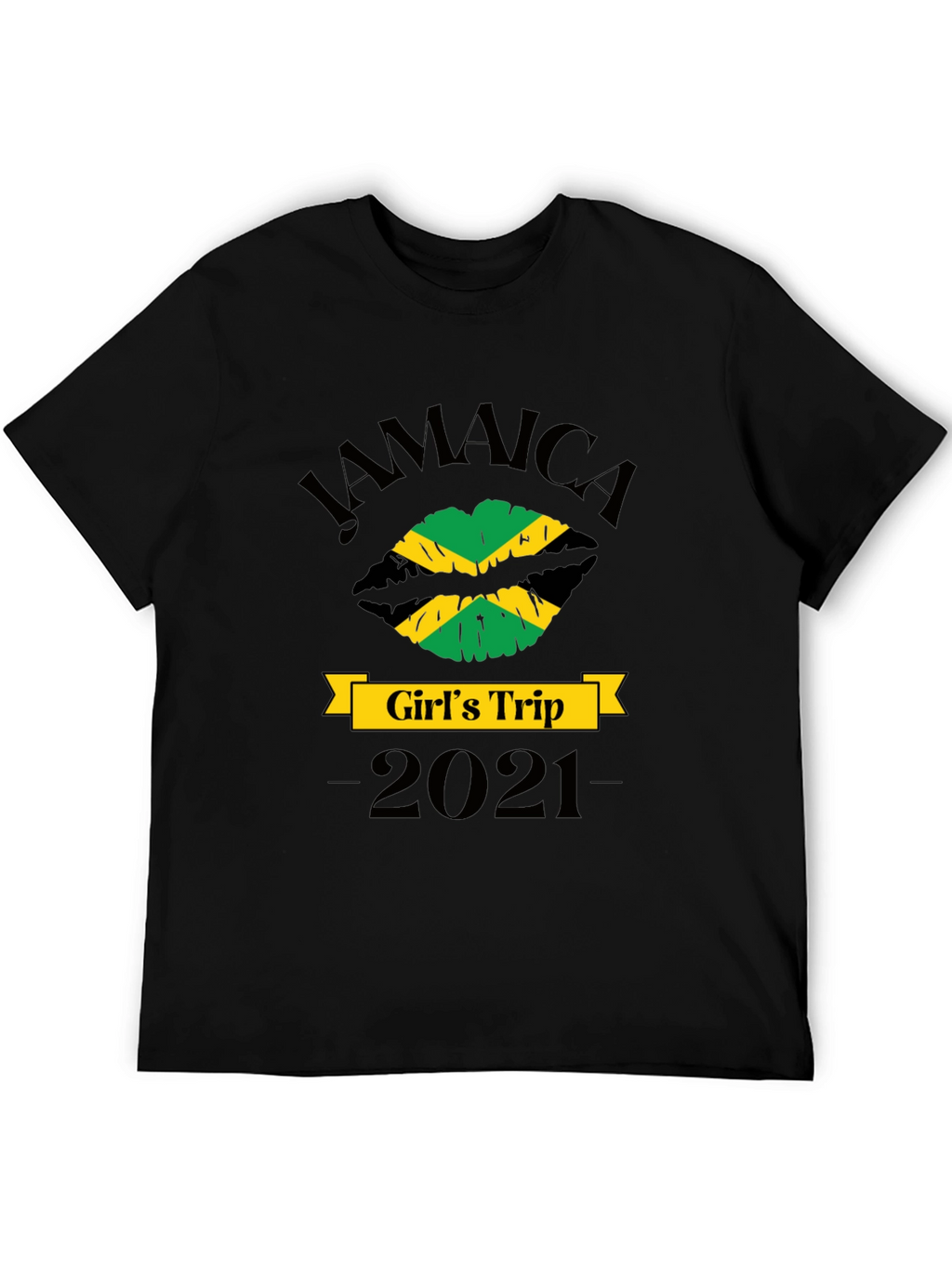 Jamaica Girls Trip 2021 Black T-Shirt