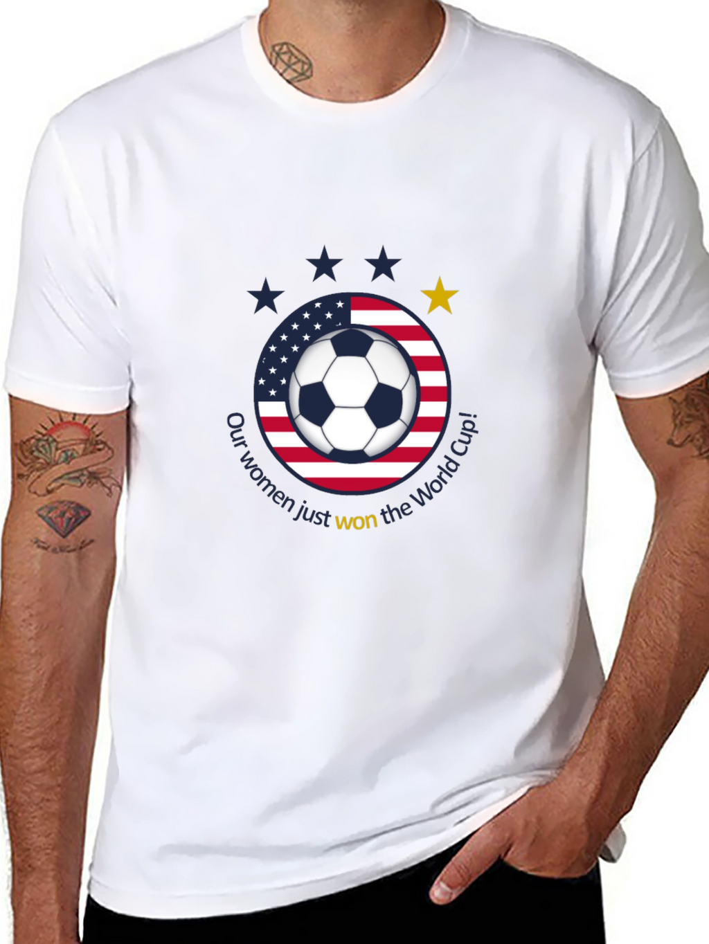 USA Womens World Cup Soccer T-Shirt