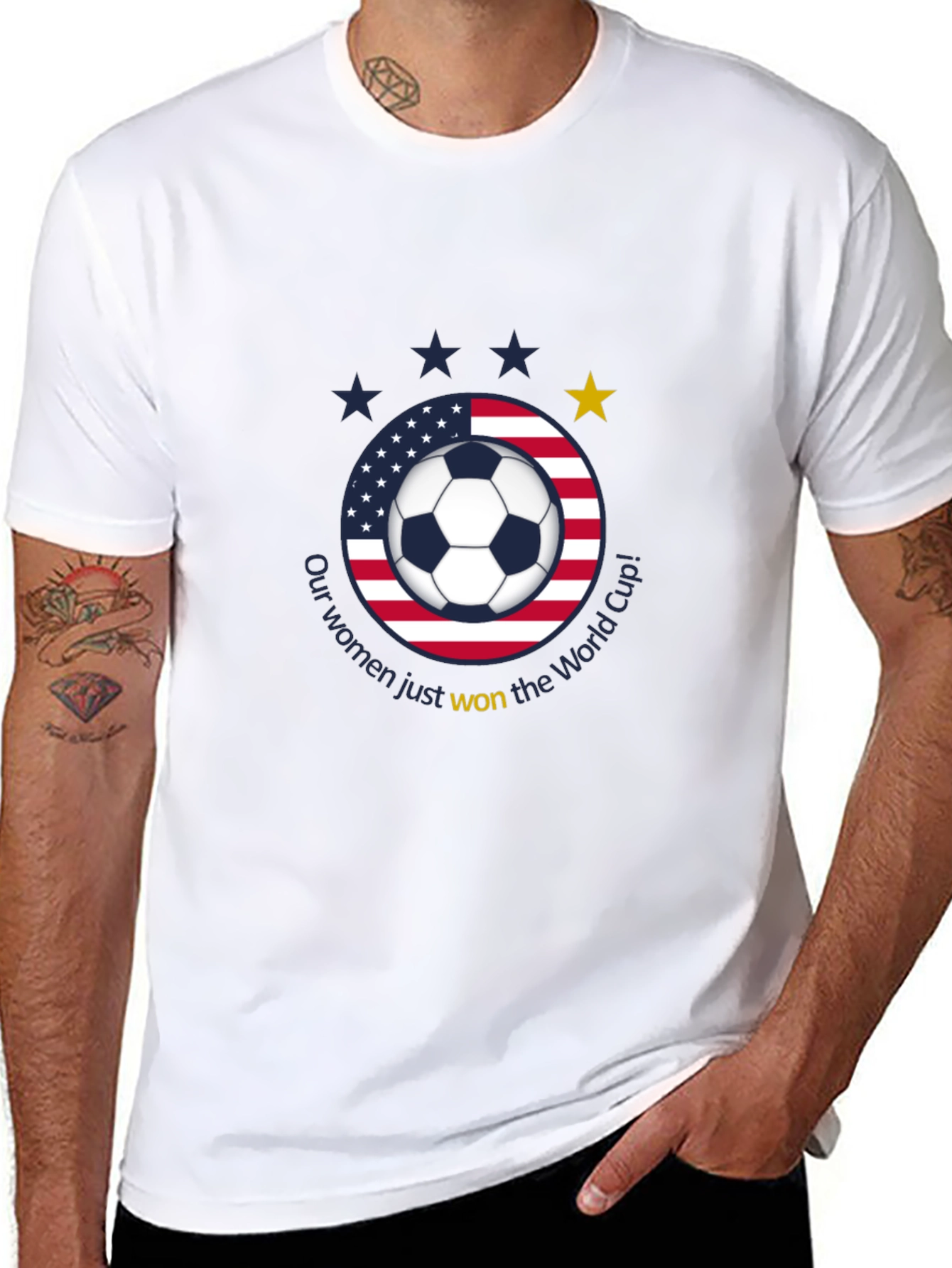 USA Womens World Cup Soccer T-Shirt