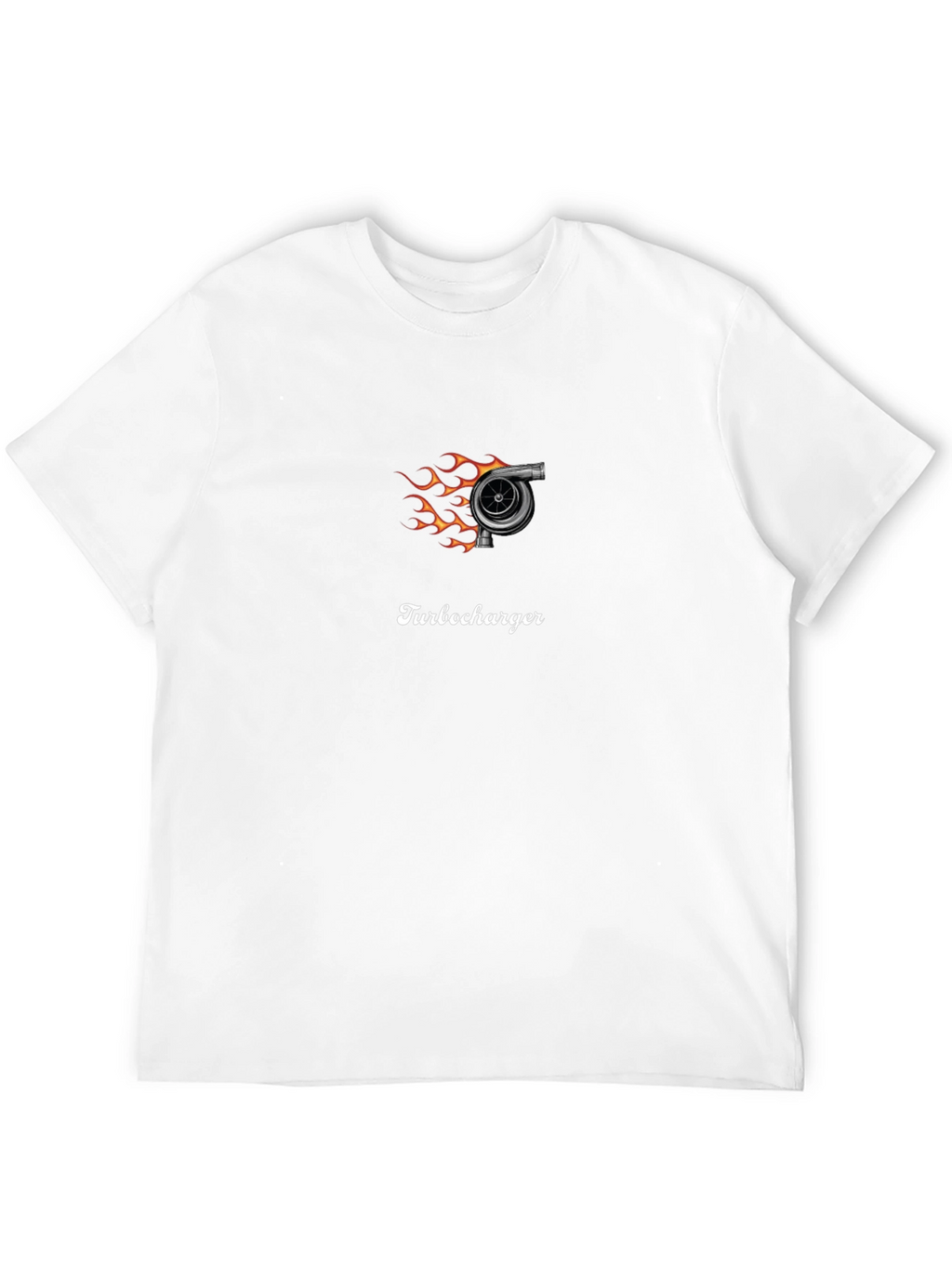 Turbocharger Flame Graphic Tee - Black