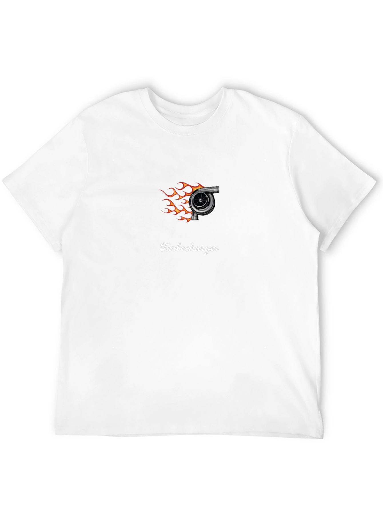 Turbocharger Flame Graphic Tee - Black