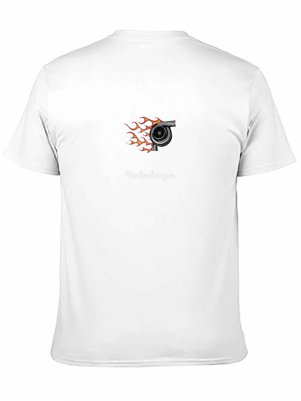 Turbocharger Flame Graphic Tee - Black
