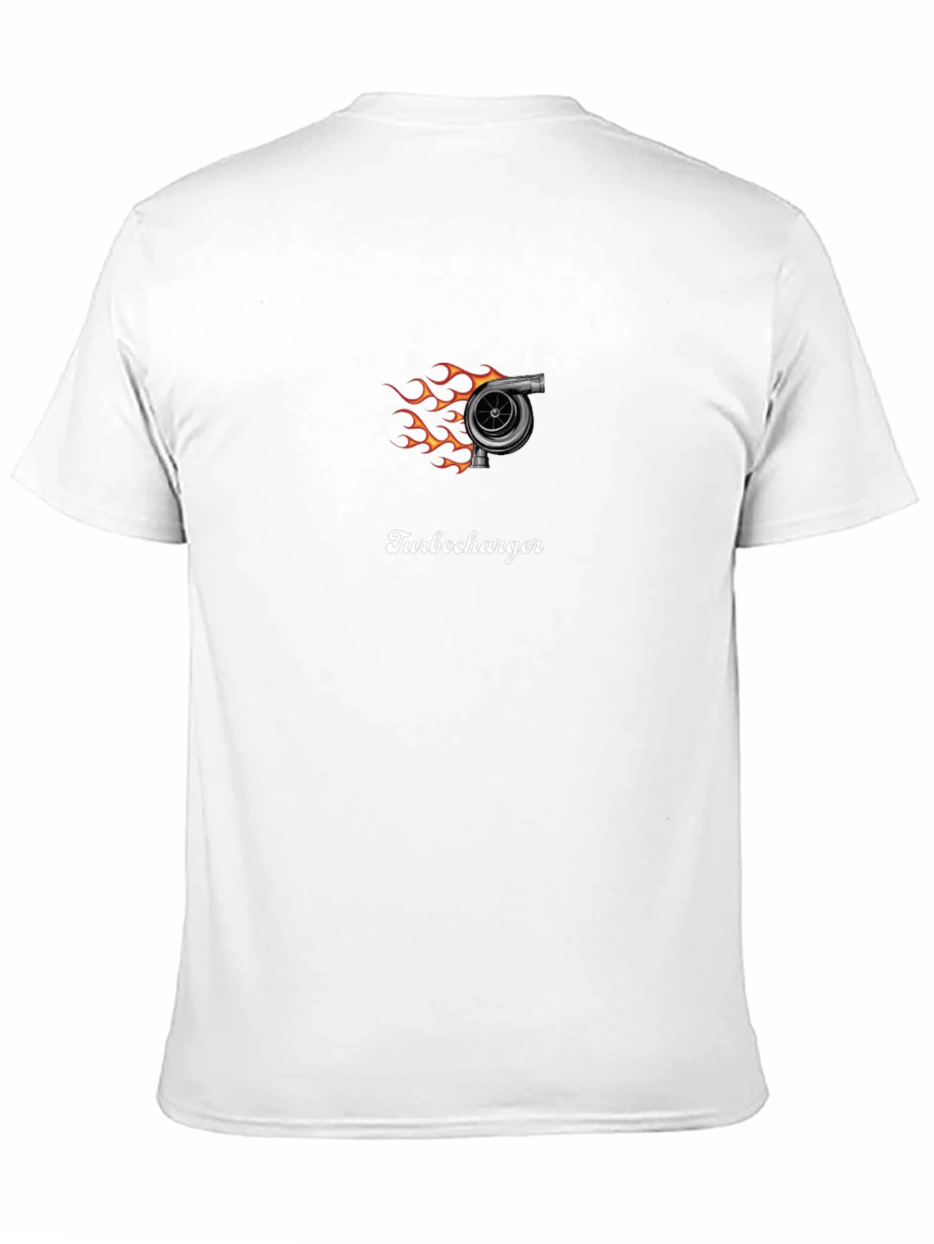 Turbocharger Flame Graphic Tee - Black