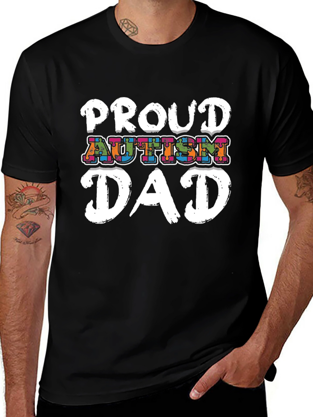 Proud Autism Dad T-Shirt