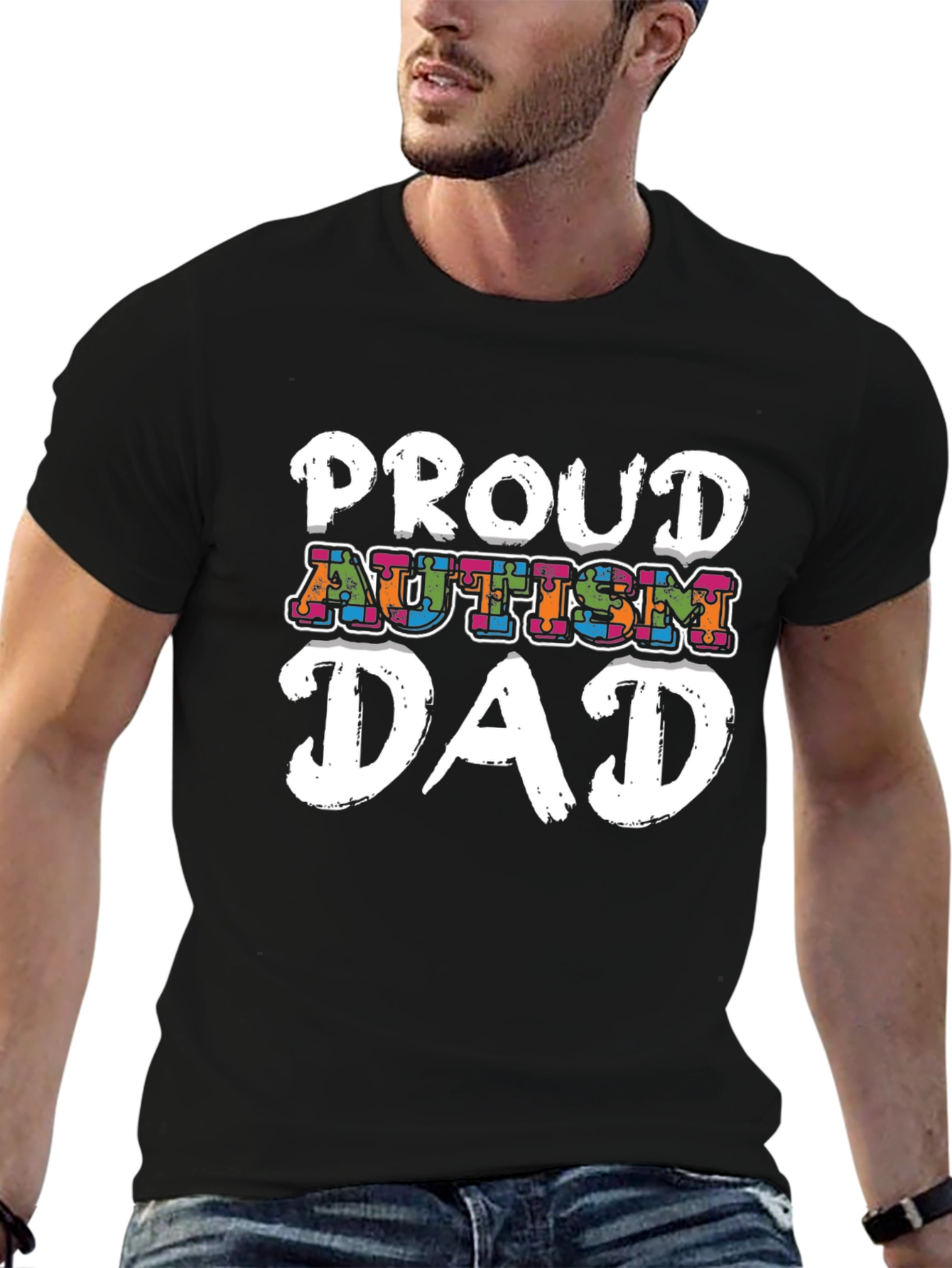 Proud Autism Dad T-Shirt